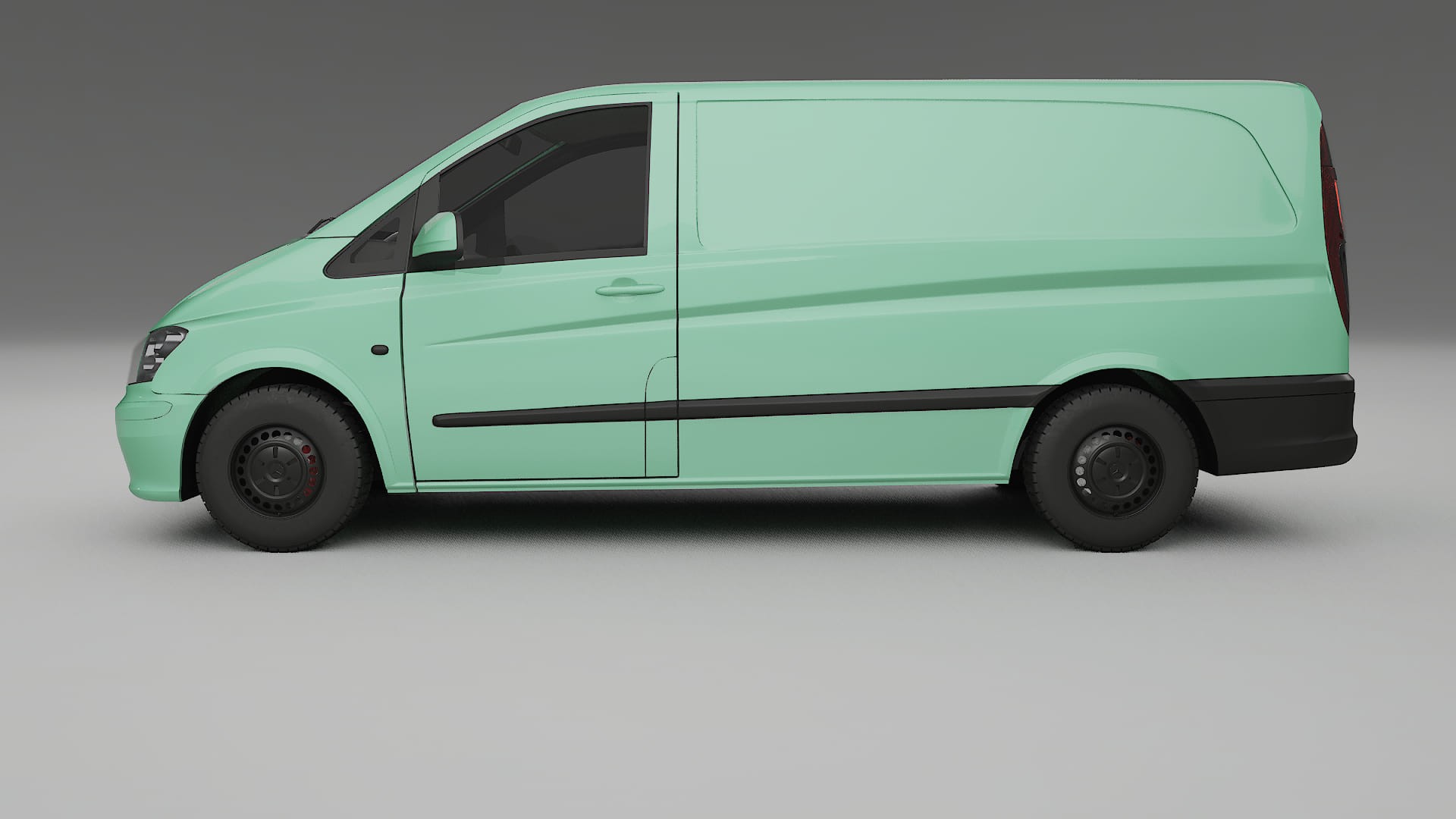Mercedes Vito Short W639 facelift LCI TPU Lakbeschermingsfolie | DUSTY Kleurveranderende PPF – Volledig Voorgesneden Kit