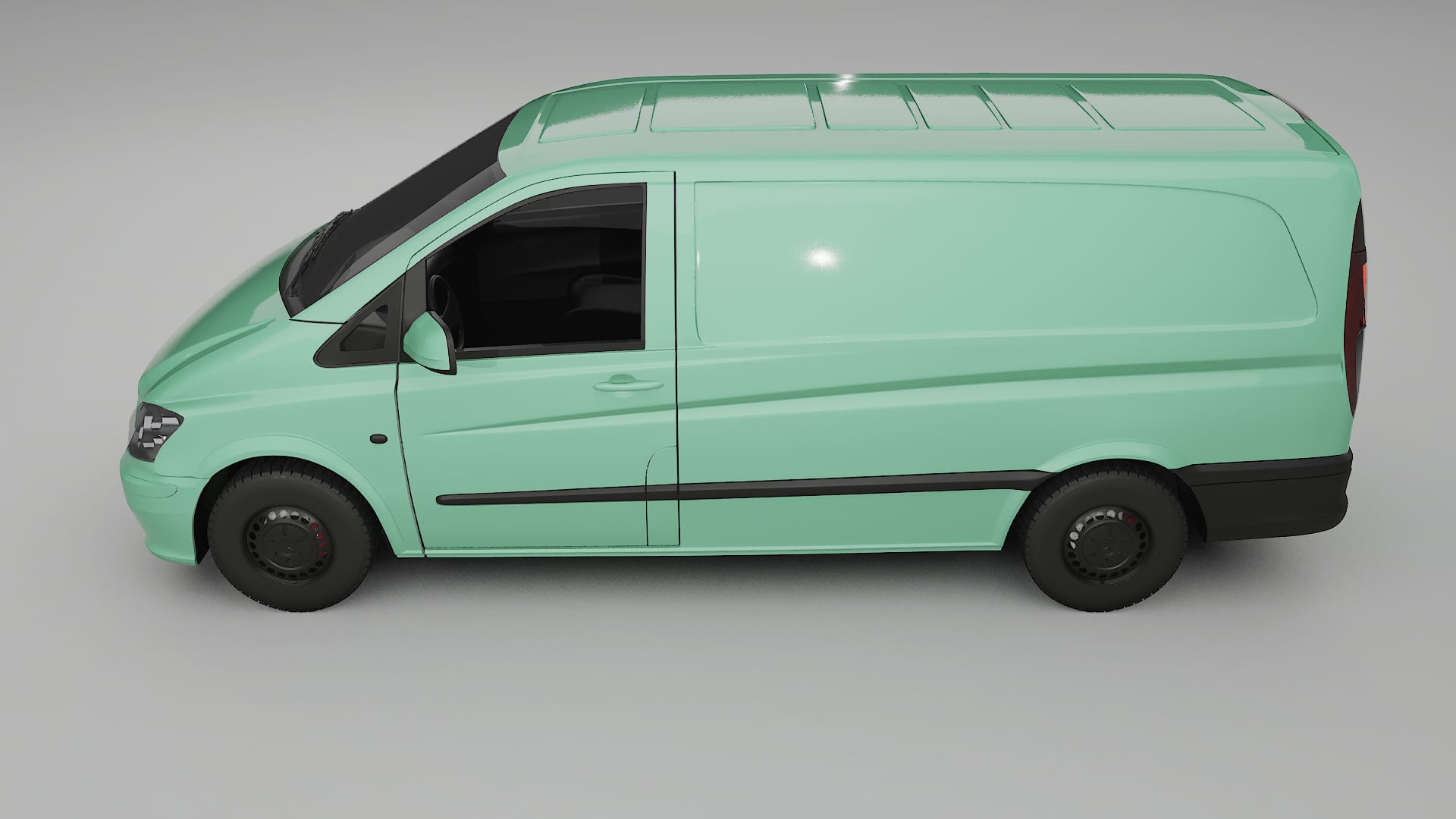 Mercedes Vito Short W639 facelift LCI TPU Lakbeschermingsfolie | DUSTY Kleurveranderende PPF – Volledig Voorgesneden Kit