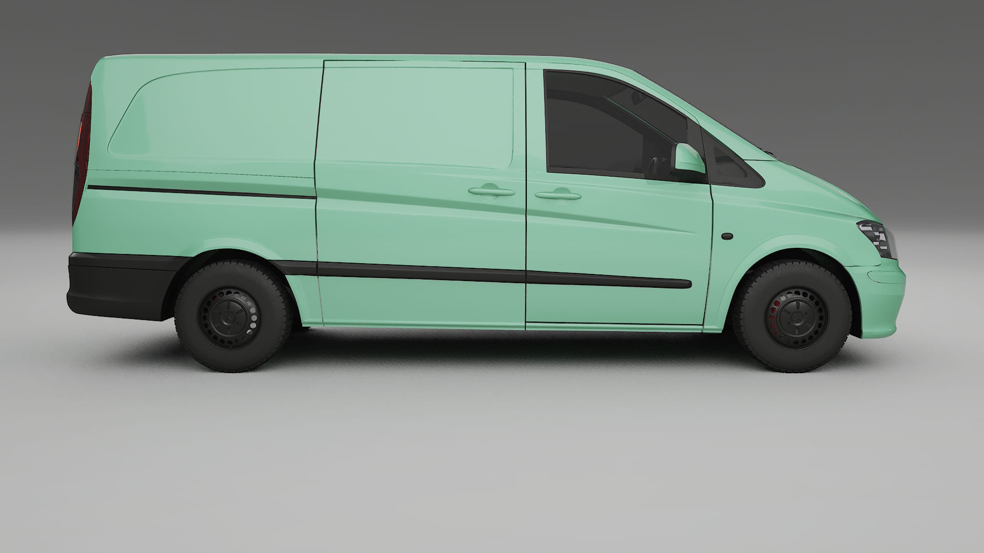 Mercedes Vito Short W639 facelift LCI TPU Lakbeschermingsfolie | DUSTY Kleurveranderende PPF – Volledig Voorgesneden Kit