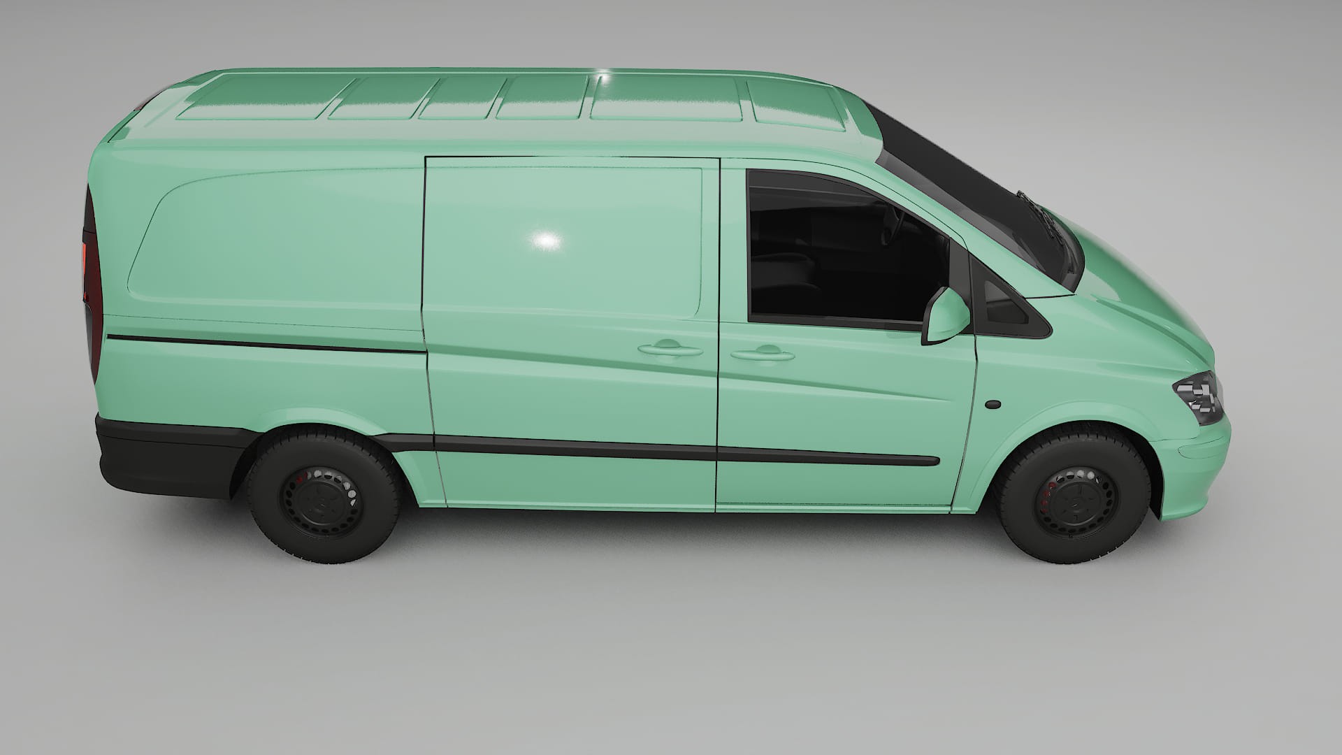 Mercedes Vito Short W639 facelift LCI TPU Lakbeschermingsfolie | DUSTY Kleurveranderende PPF – Volledig Voorgesneden Kit