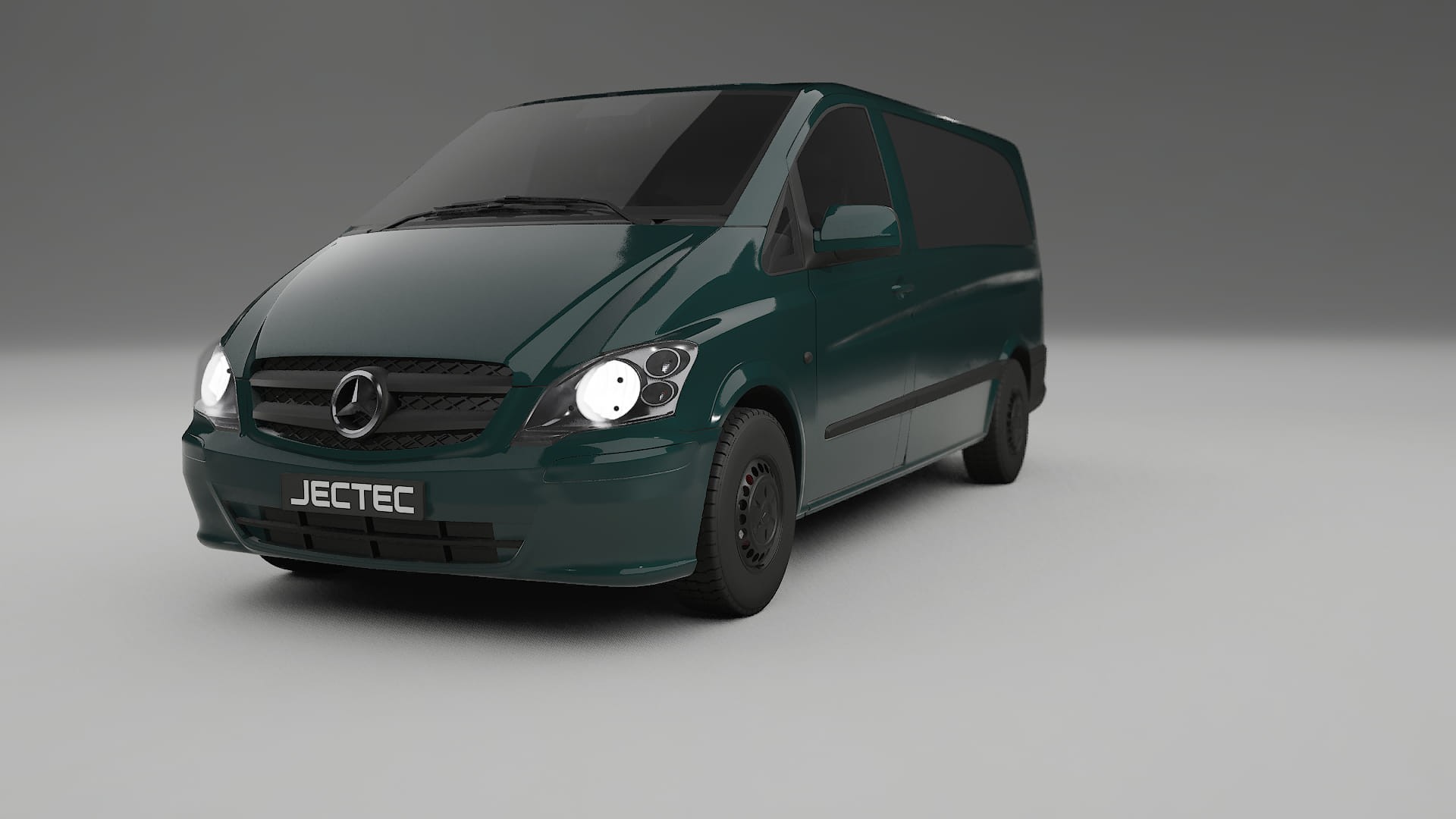 Mercedes Vito Short W639 facelift LCI TPU Lakbeschermingsfolie | INFERNO Kleurveranderende PPF – Volledig Voorgesneden Kit