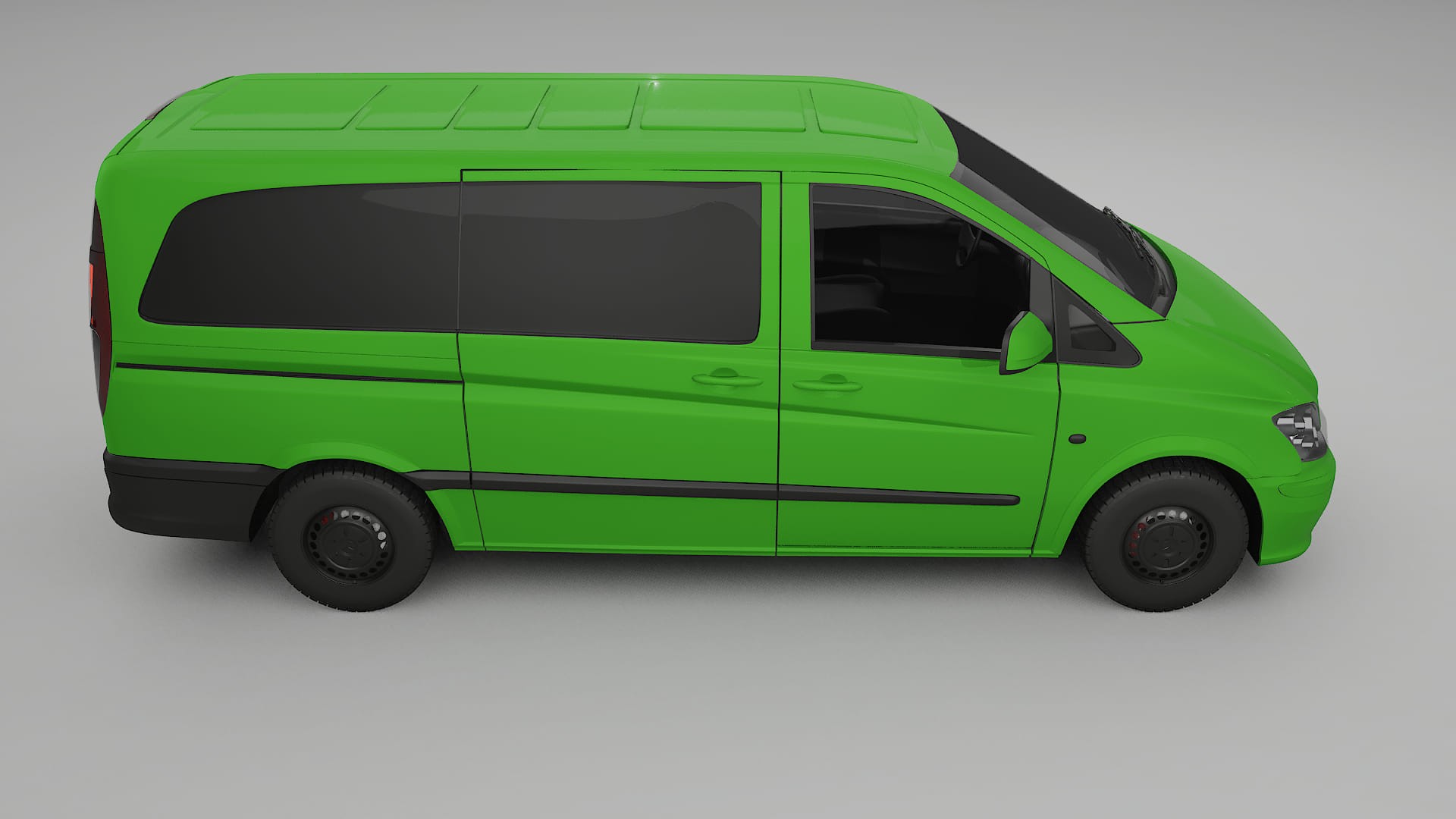 Mercedes Vito Short W639 facelift LCI TPU Lakbeschermingsfolie | VENOM Kleurveranderende PPF – Volledig Voorgesneden Kit
