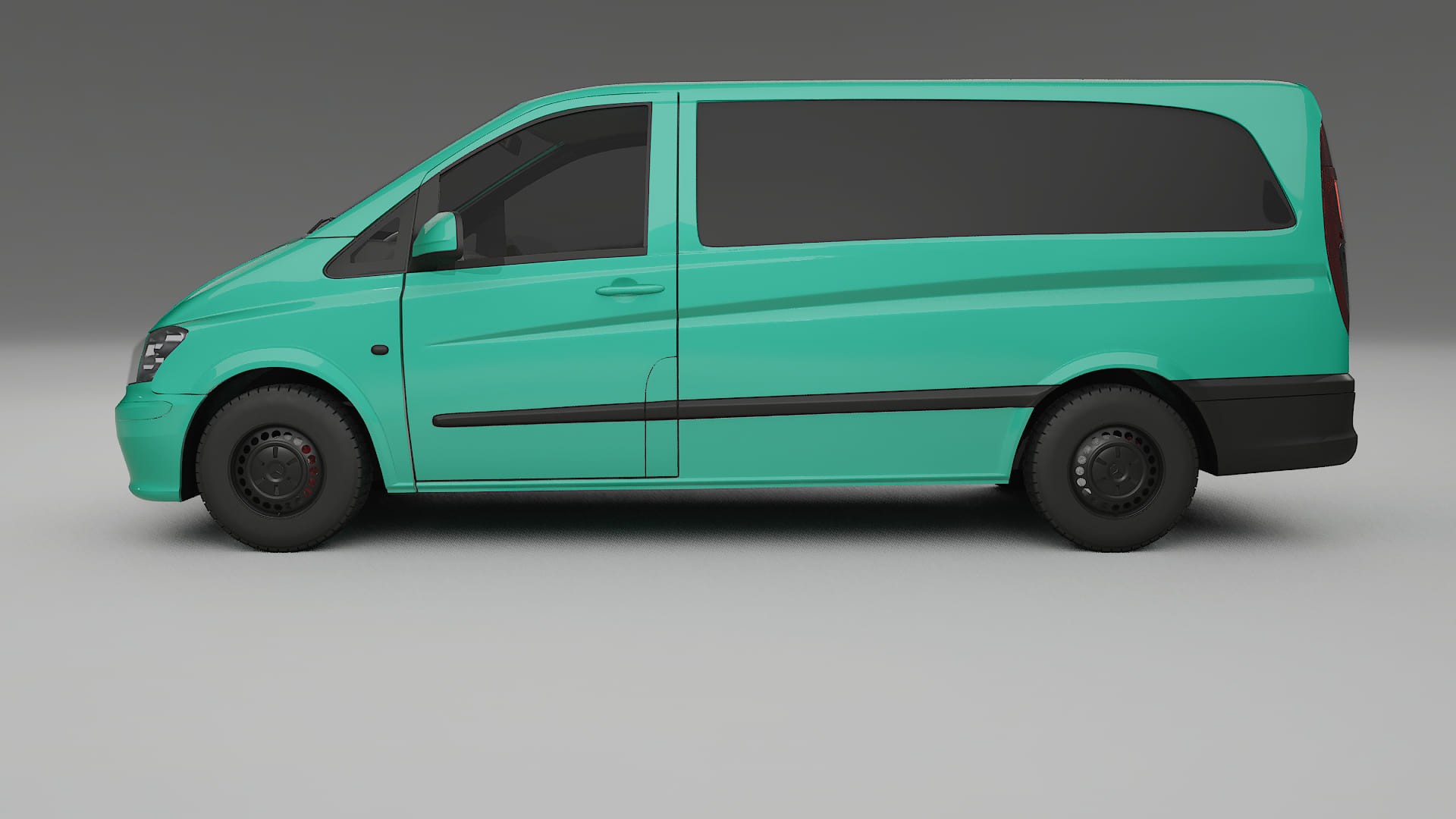 Mercedes Vito Short W639 facelift LCI TPU Lakbeschermingsfolie | JEWEL Kleurveranderende PPF – Volledig Voorgesneden Kit