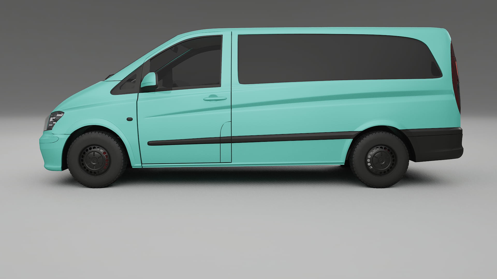 Mercedes Vito Short W639 facelift LCI TPU Lakbeschermingsfolie | FROST Kleurveranderende PPF – Volledig Voorgesneden Kit