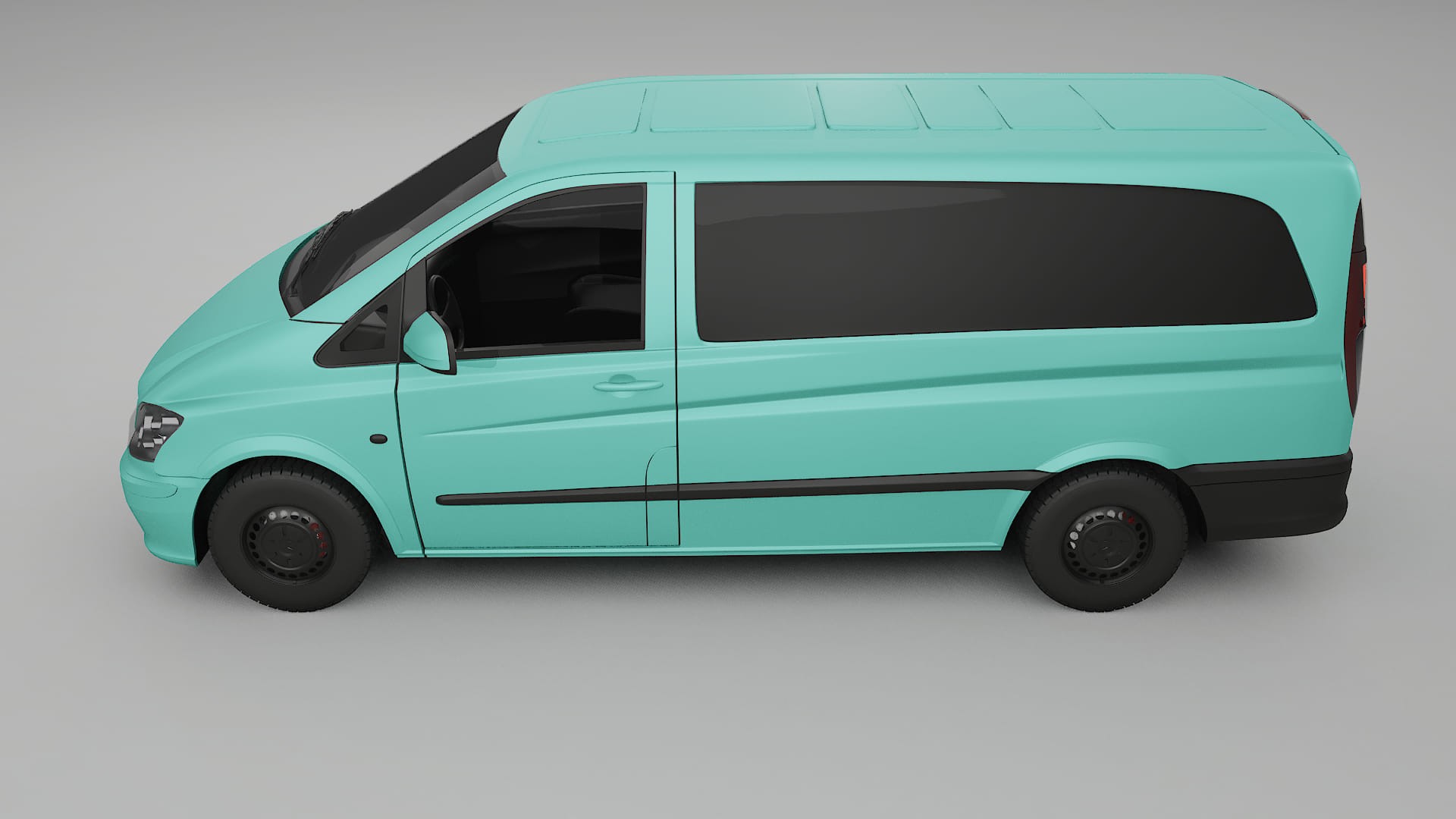Mercedes Vito Short W639 facelift LCI TPU Lakbeschermingsfolie | FROST Kleurveranderende PPF – Volledig Voorgesneden Kit