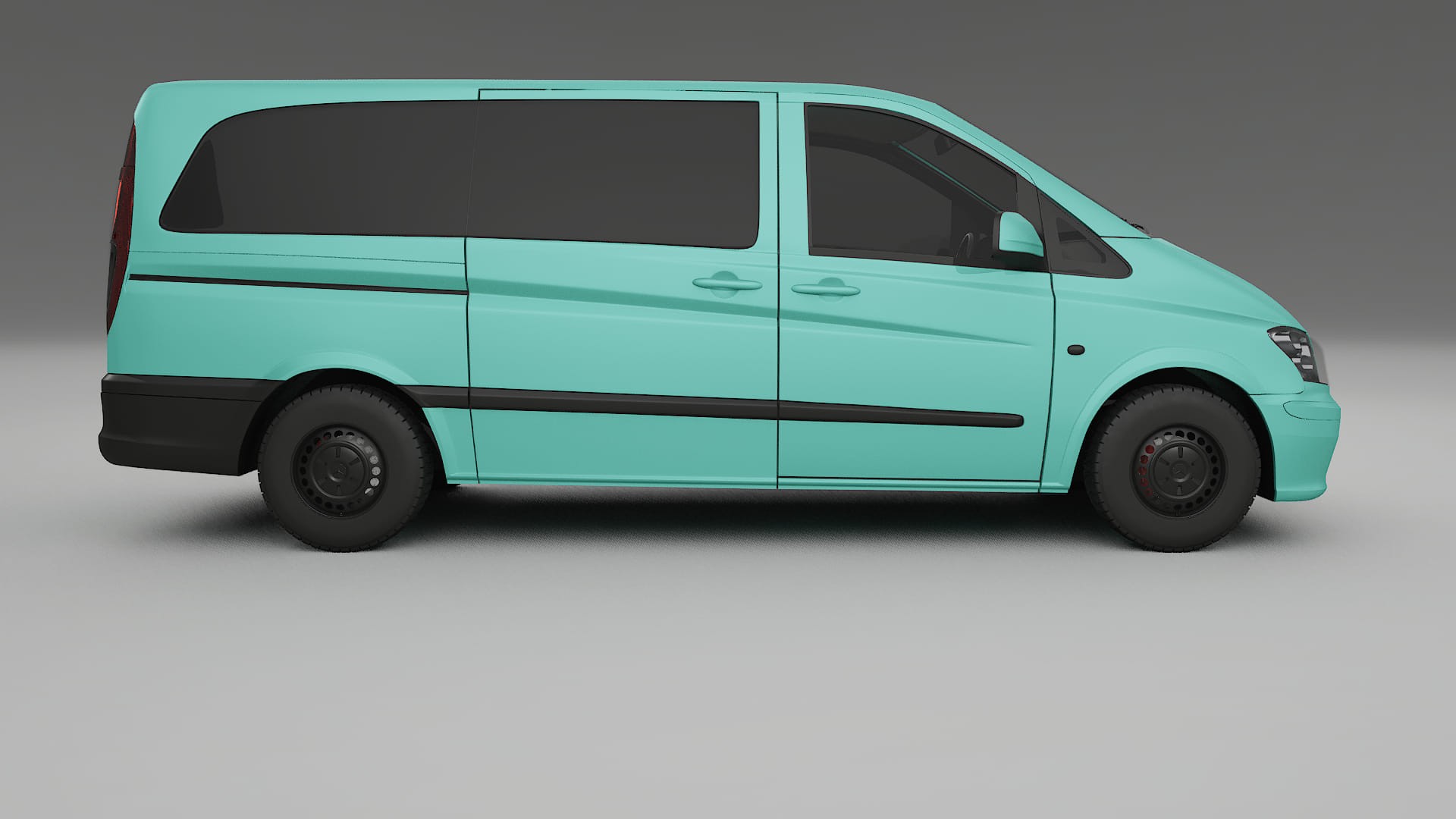 Mercedes Vito Short W639 facelift LCI TPU Lakbeschermingsfolie | FROST Kleurveranderende PPF – Volledig Voorgesneden Kit