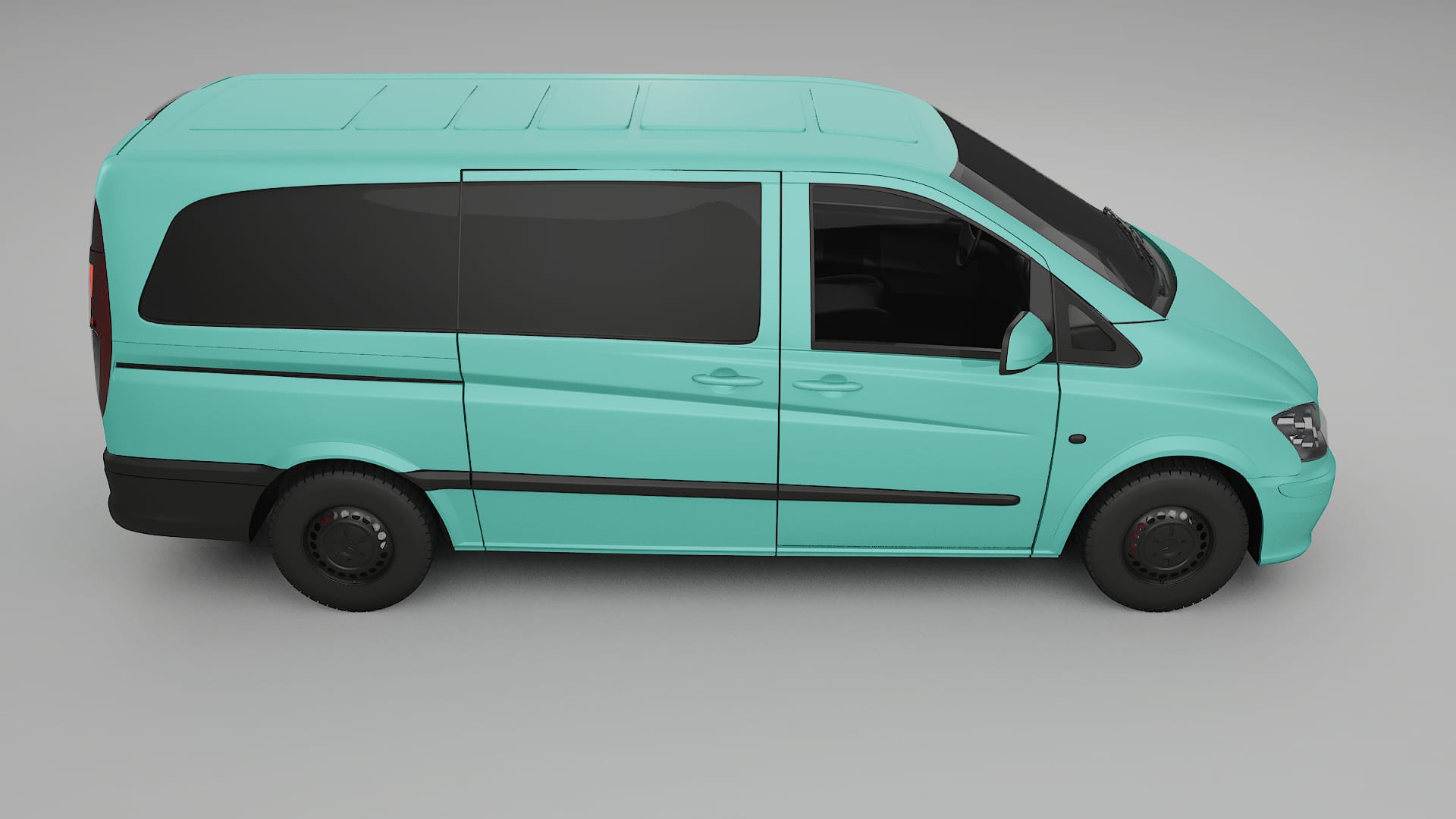 Mercedes Vito Short W639 facelift LCI TPU Lakbeschermingsfolie | FROST Kleurveranderende PPF – Volledig Voorgesneden Kit