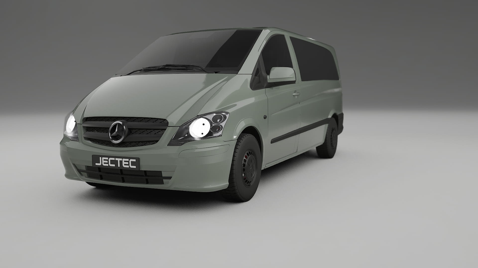 Mercedes Vito Short W639 facelift LCI TPU Lakbeschermingsfolie | SLATE Kleurveranderende PPF – Volledig Voorgesneden Kit