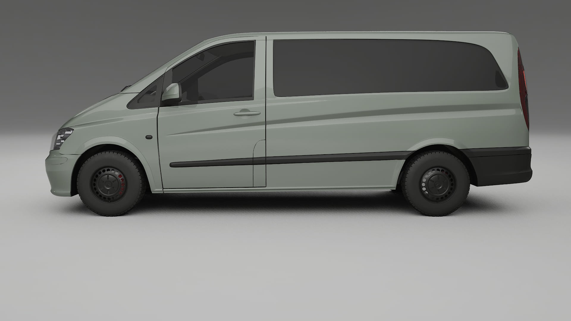 Mercedes Vito Short W639 facelift LCI TPU Lakbeschermingsfolie | SLATE Kleurveranderende PPF – Volledig Voorgesneden Kit