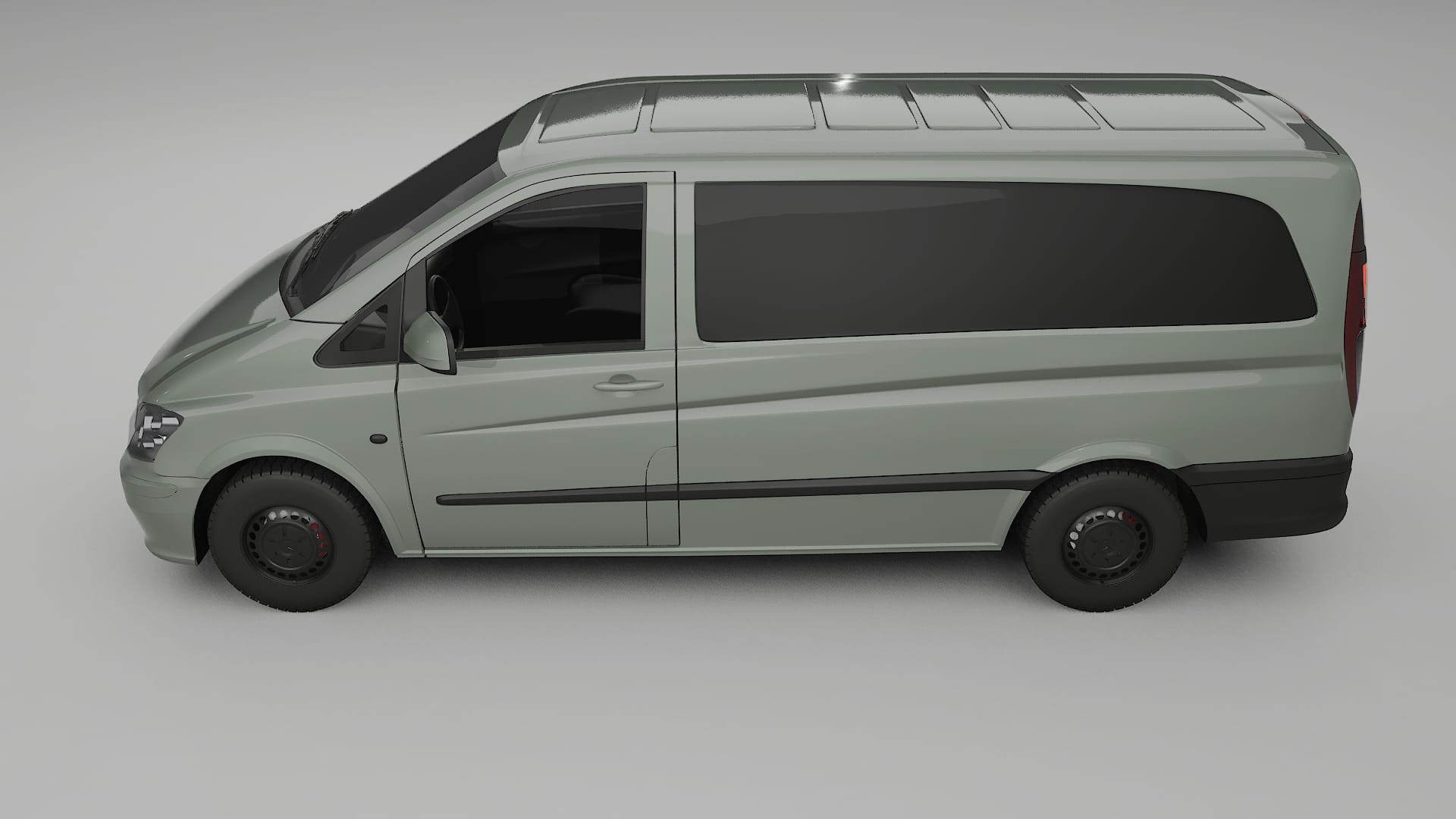 Mercedes Vito Short W639 facelift LCI TPU Lakbeschermingsfolie | SLATE Kleurveranderende PPF – Volledig Voorgesneden Kit
