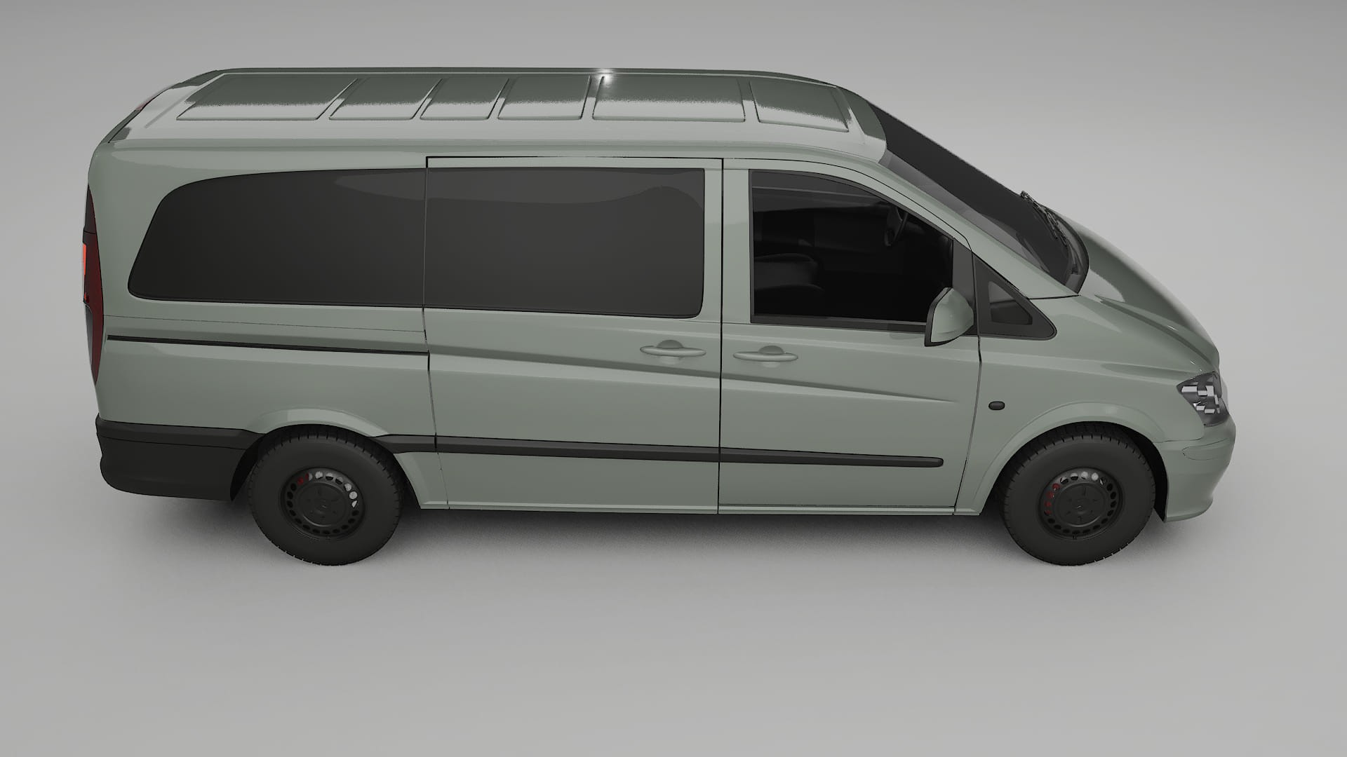 Mercedes Vito Short W639 facelift LCI TPU Lakbeschermingsfolie | SLATE Kleurveranderende PPF – Volledig Voorgesneden Kit