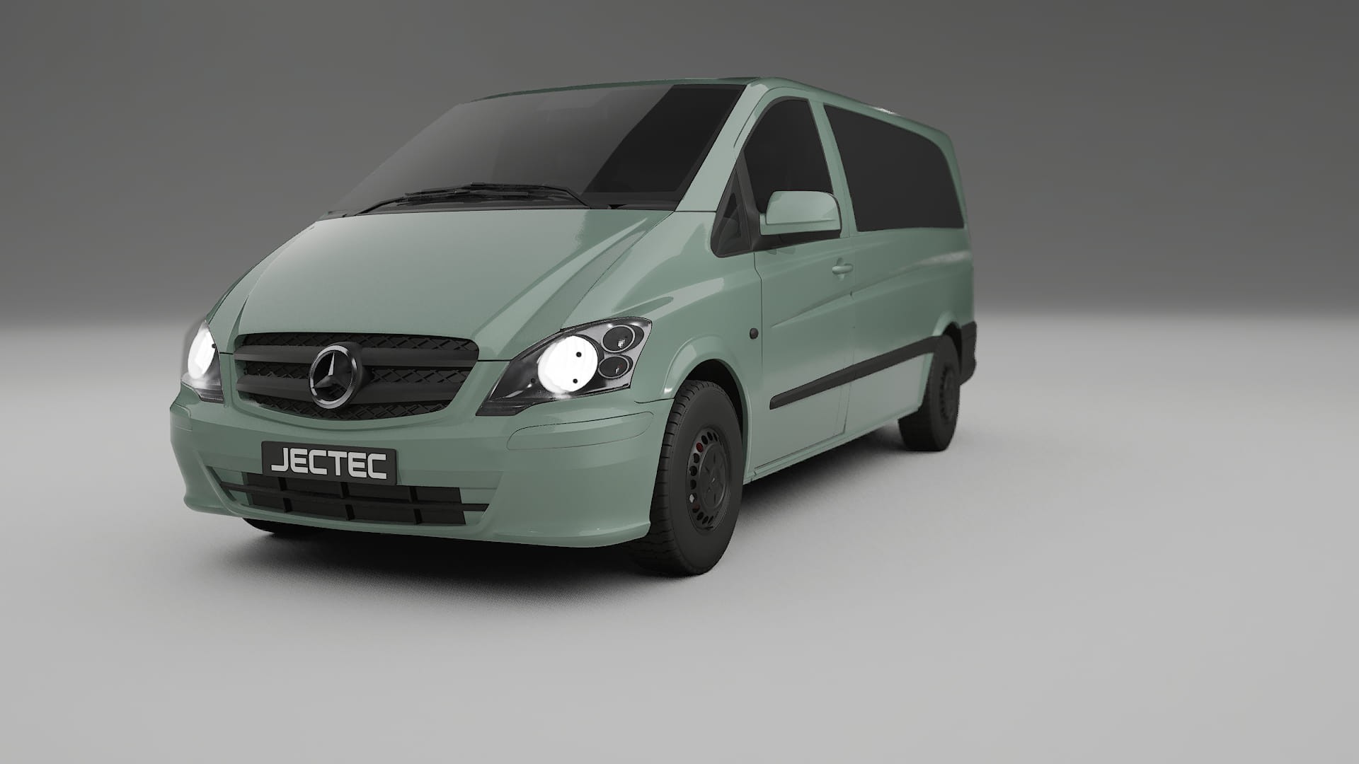 Mercedes Vito Short W639 facelift LCI TPU Lakbeschermingsfolie | CINDER Kleurveranderende PPF – Volledig Voorgesneden Kit