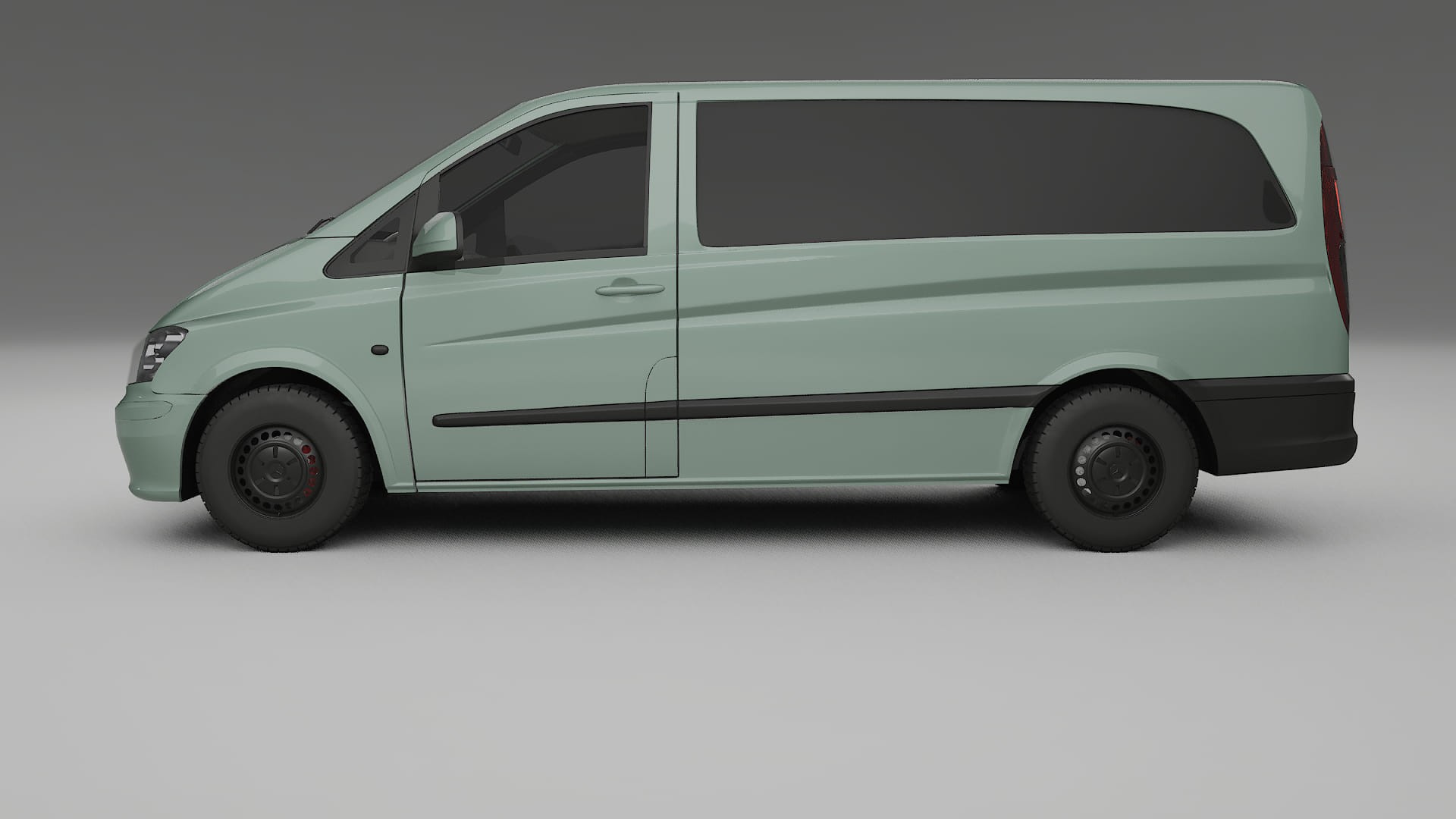 Mercedes Vito Short W639 facelift LCI TPU Lakbeschermingsfolie | CINDER Kleurveranderende PPF – Volledig Voorgesneden Kit