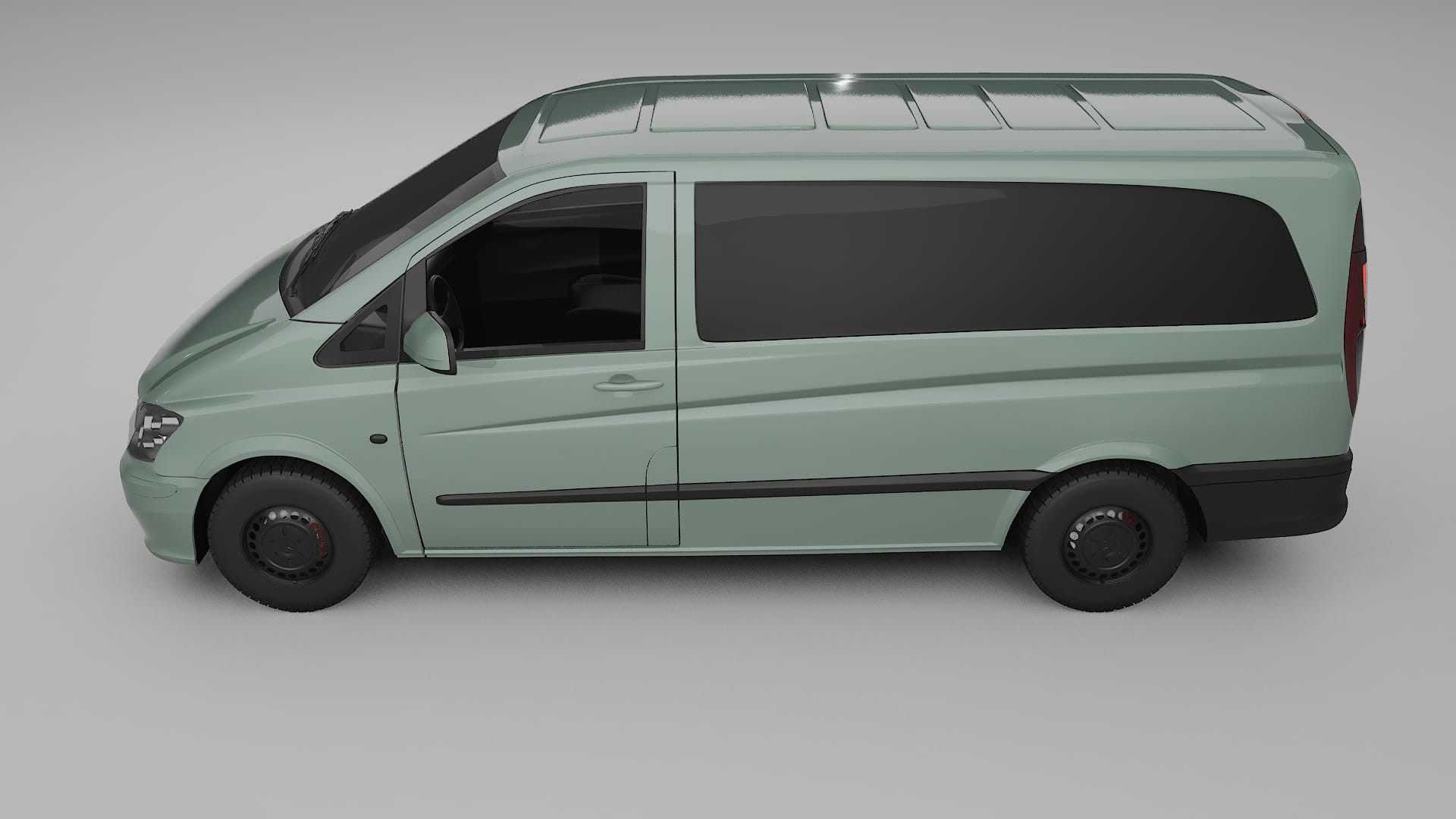 Mercedes Vito Short W639 facelift LCI TPU Lakbeschermingsfolie | CINDER Kleurveranderende PPF – Volledig Voorgesneden Kit
