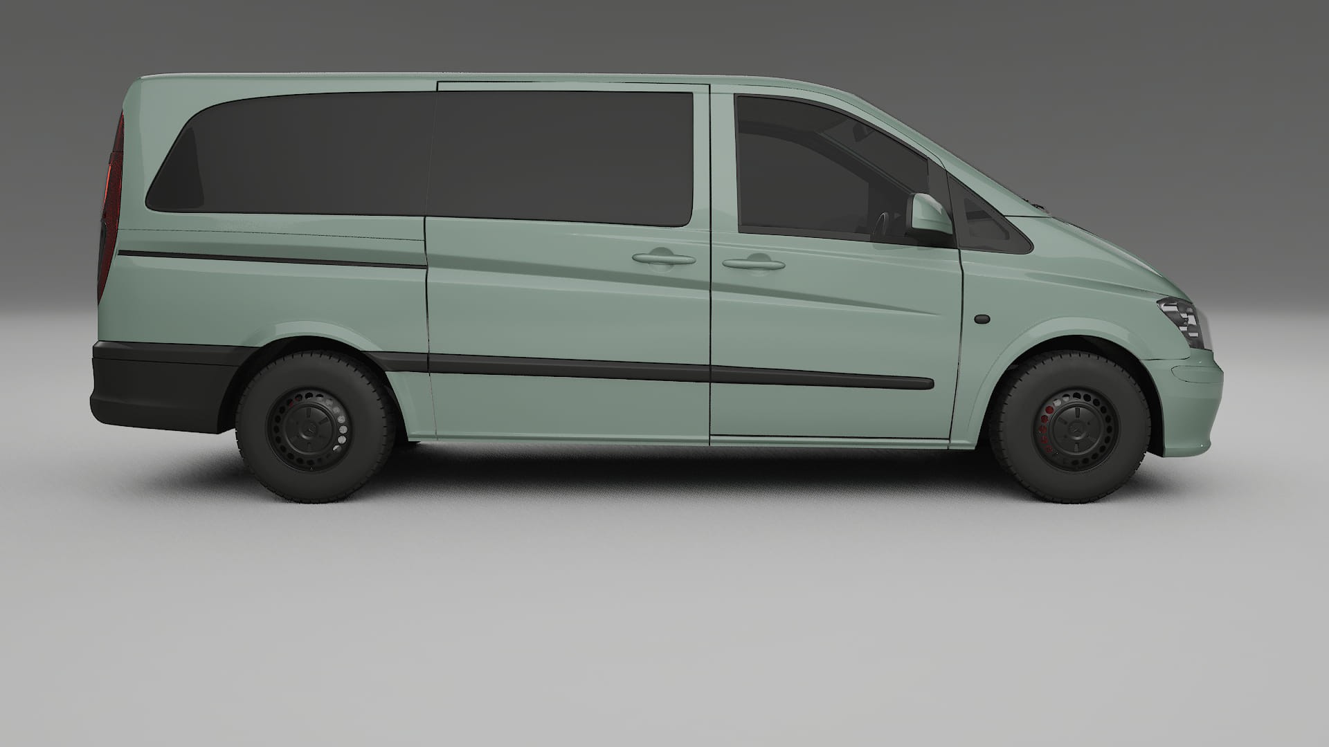 Mercedes Vito Short W639 facelift LCI TPU Lakbeschermingsfolie | CINDER Kleurveranderende PPF – Volledig Voorgesneden Kit
