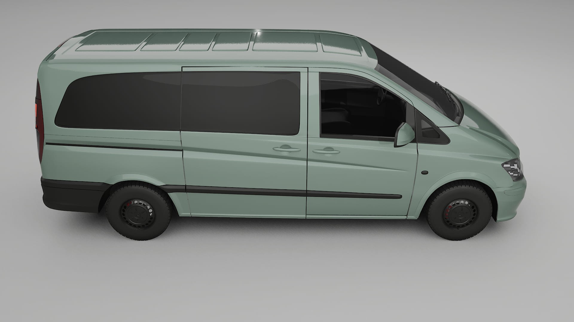 Mercedes Vito Short W639 facelift LCI TPU Lakbeschermingsfolie | CINDER Kleurveranderende PPF – Volledig Voorgesneden Kit