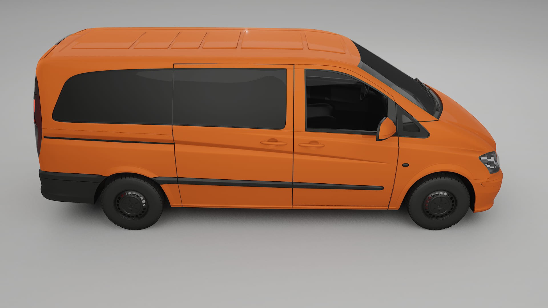 Mercedes Vito Short W639 facelift LCI TPU Lakbeschermingsfolie | ROCKET Kleurveranderende PPF – Volledig Voorgesneden Kit