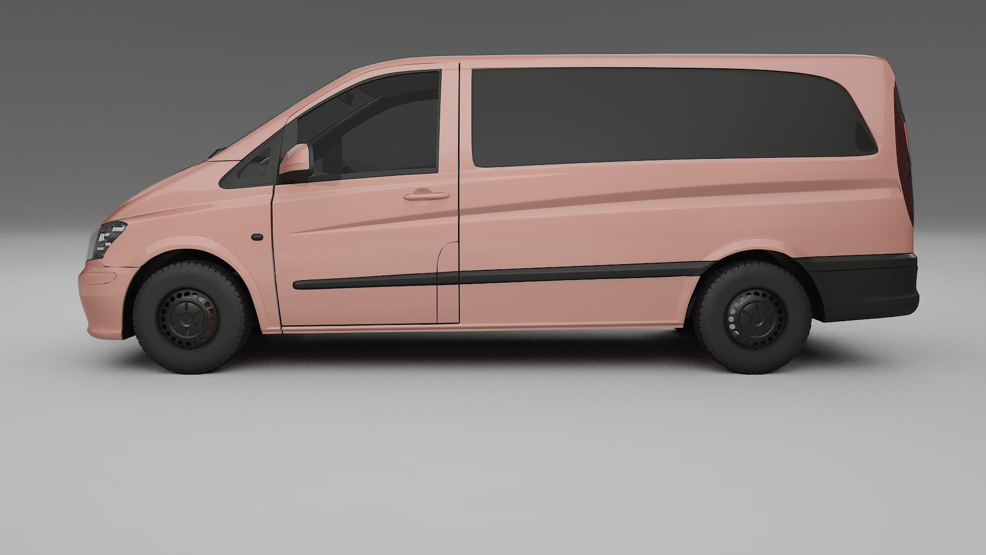 Mercedes Vito Short W639 facelift LCI TPU Lakbeschermingsfolie | BLUSH Kleurveranderende PPF – Volledig Voorgesneden Kit