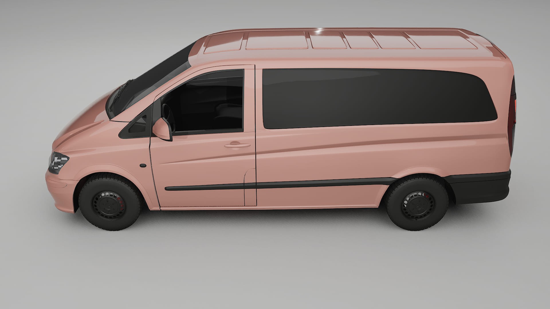 Mercedes Vito Short W639 facelift LCI TPU Lakbeschermingsfolie | BLUSH Kleurveranderende PPF – Volledig Voorgesneden Kit