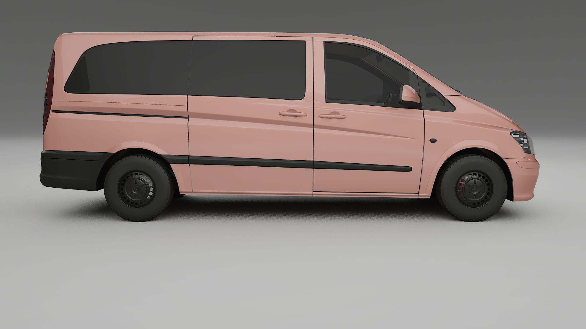 Mercedes Vito Short W639 facelift LCI TPU Lakbeschermingsfolie | BLUSH Kleurveranderende PPF – Volledig Voorgesneden Kit