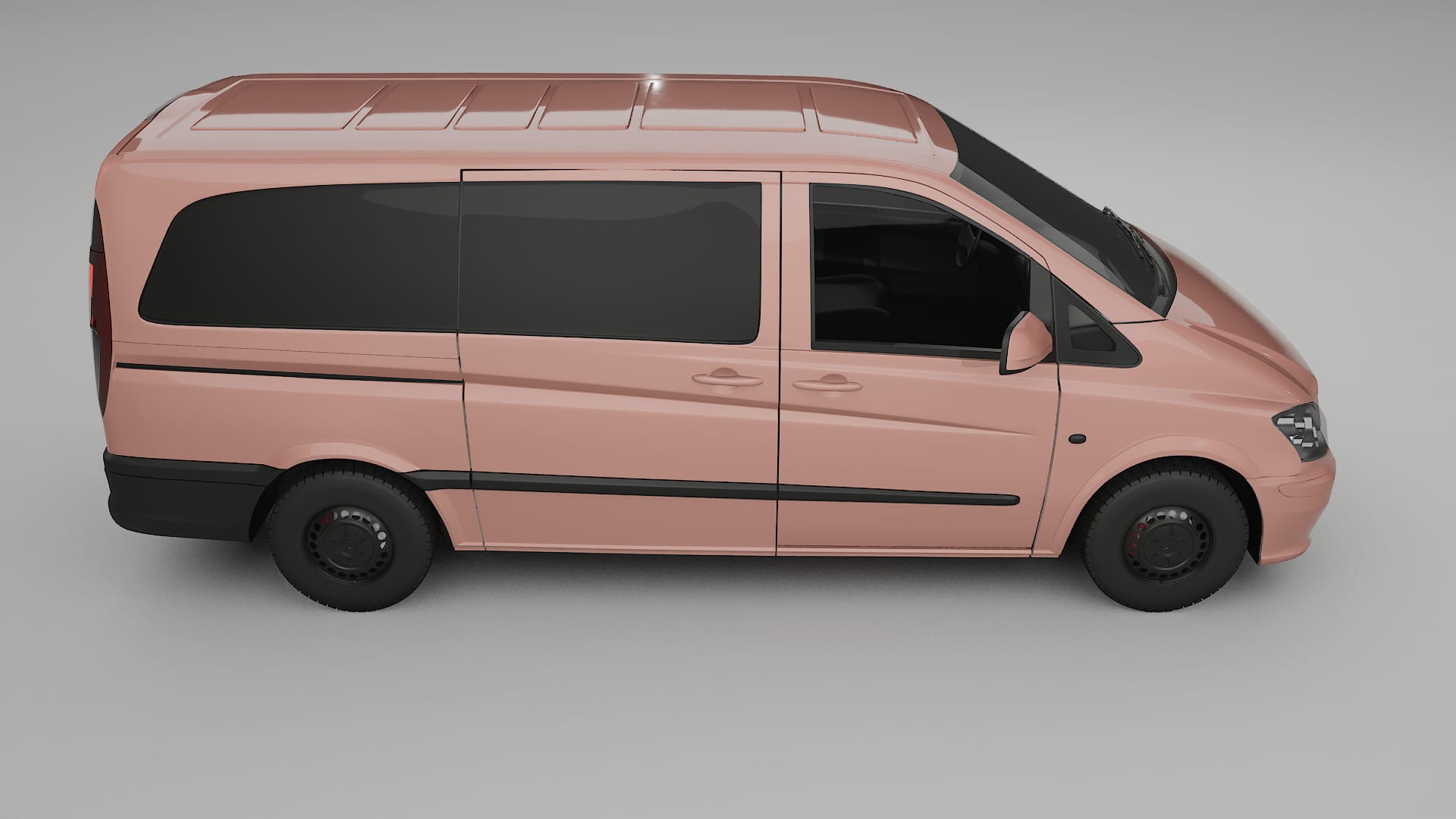 Mercedes Vito Short W639 facelift LCI TPU Lakbeschermingsfolie | BLUSH Kleurveranderende PPF – Volledig Voorgesneden Kit