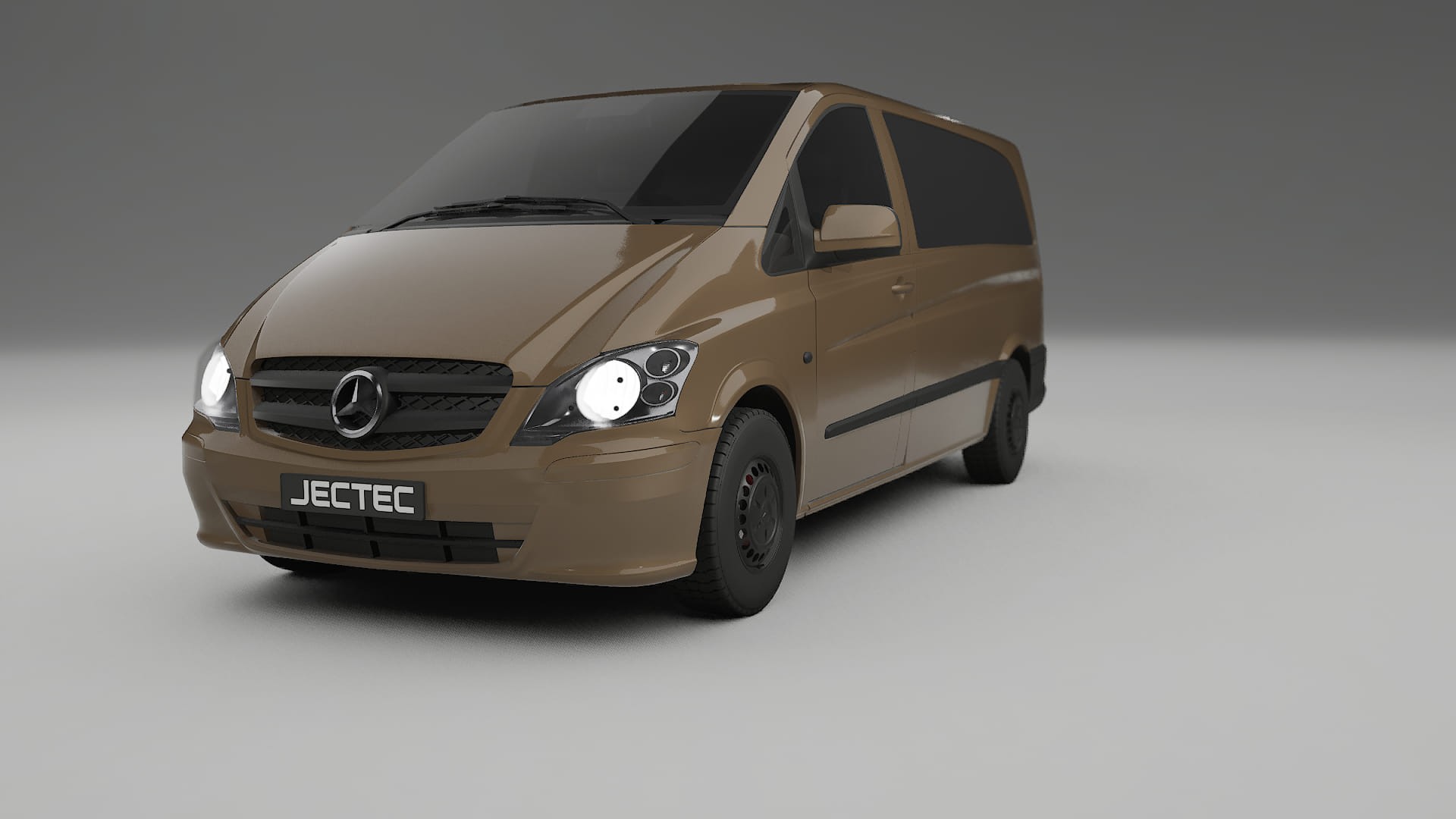 Mercedes Vito Short W639 facelift LCI TPU Lakbeschermingsfolie | SAHARA Kleurveranderende PPF – Volledig Voorgesneden Kit