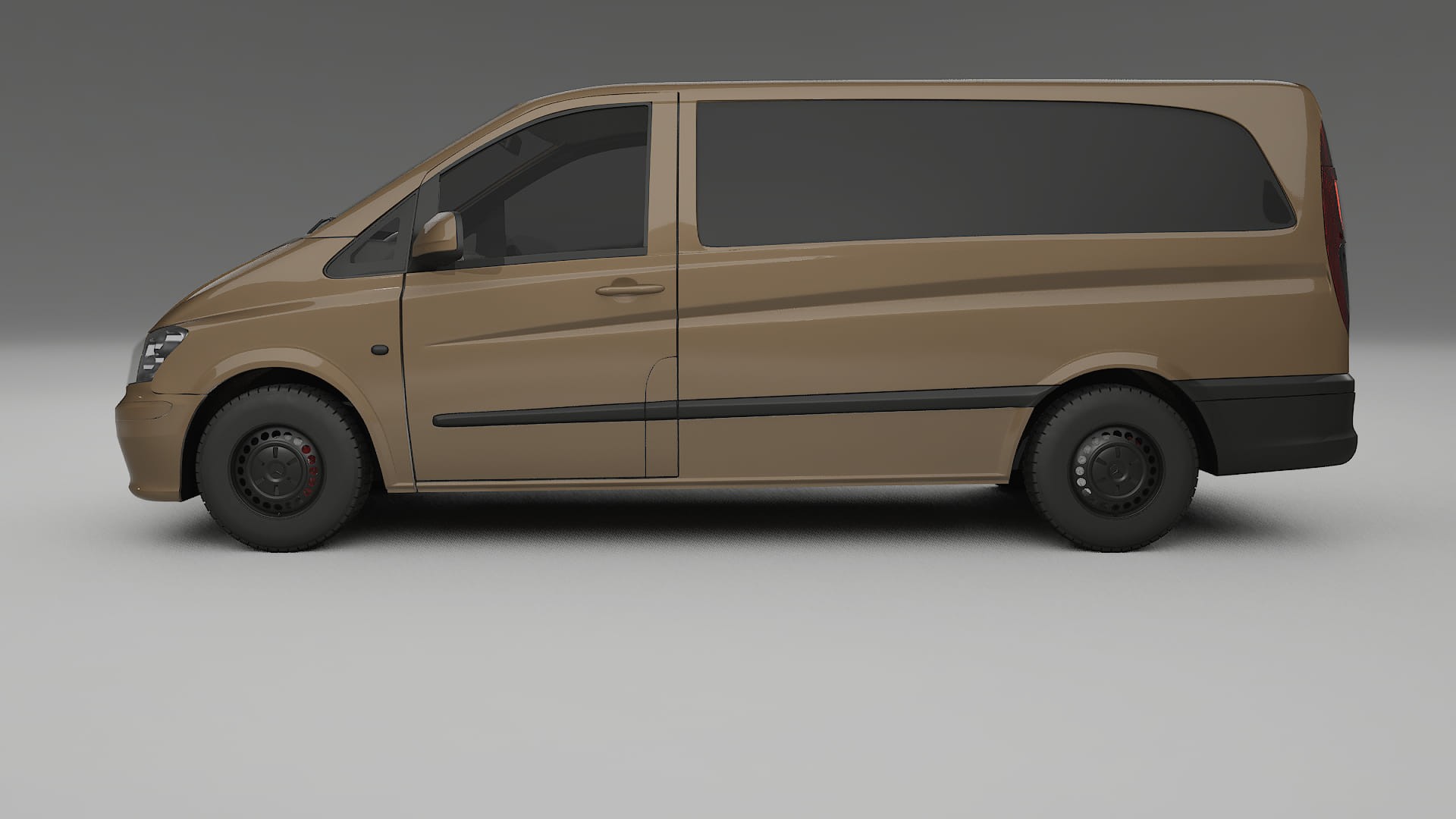 Mercedes Vito Short W639 facelift LCI TPU Lakbeschermingsfolie | SAHARA Kleurveranderende PPF – Volledig Voorgesneden Kit