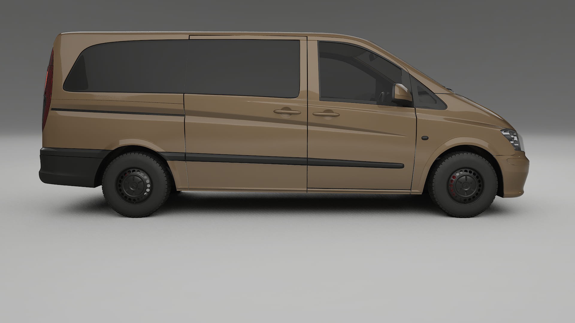 Mercedes Vito Short W639 facelift LCI TPU Lakbeschermingsfolie | SAHARA Kleurveranderende PPF – Volledig Voorgesneden Kit