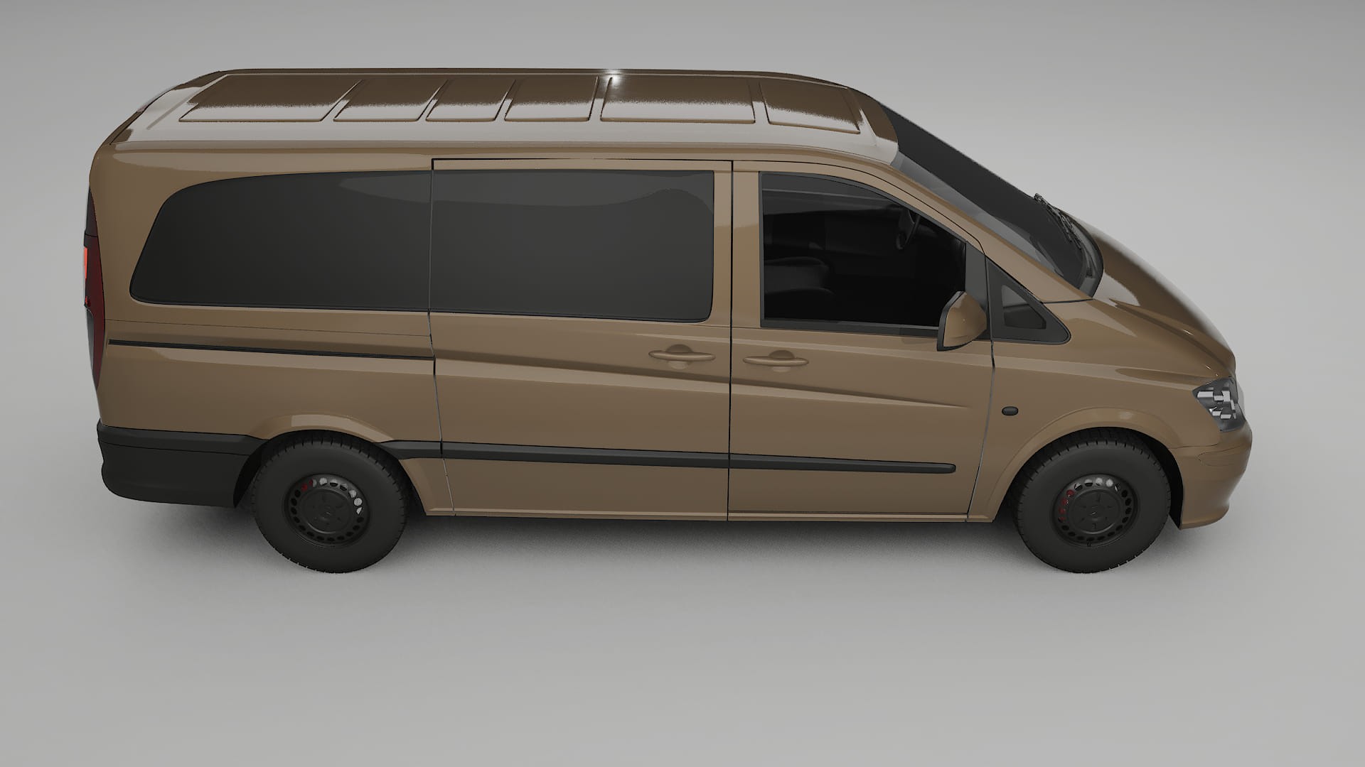 Mercedes Vito Short W639 facelift LCI TPU Lakbeschermingsfolie | SAHARA Kleurveranderende PPF – Volledig Voorgesneden Kit