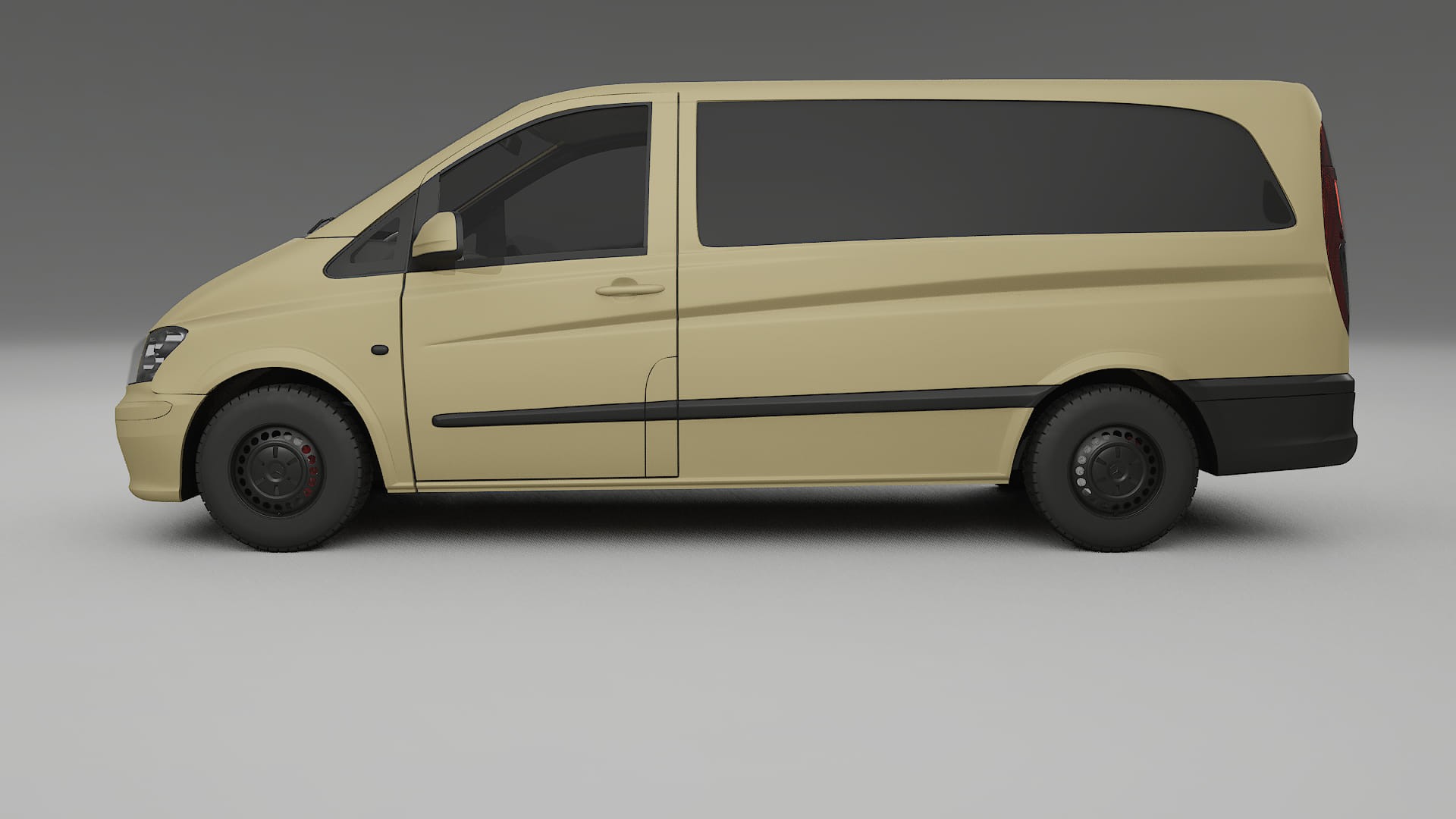 Mercedes Vito Short W639 facelift LCI TPU Lakbeschermingsfolie | SAND Kleurveranderende PPF – Volledig Voorgesneden Kit