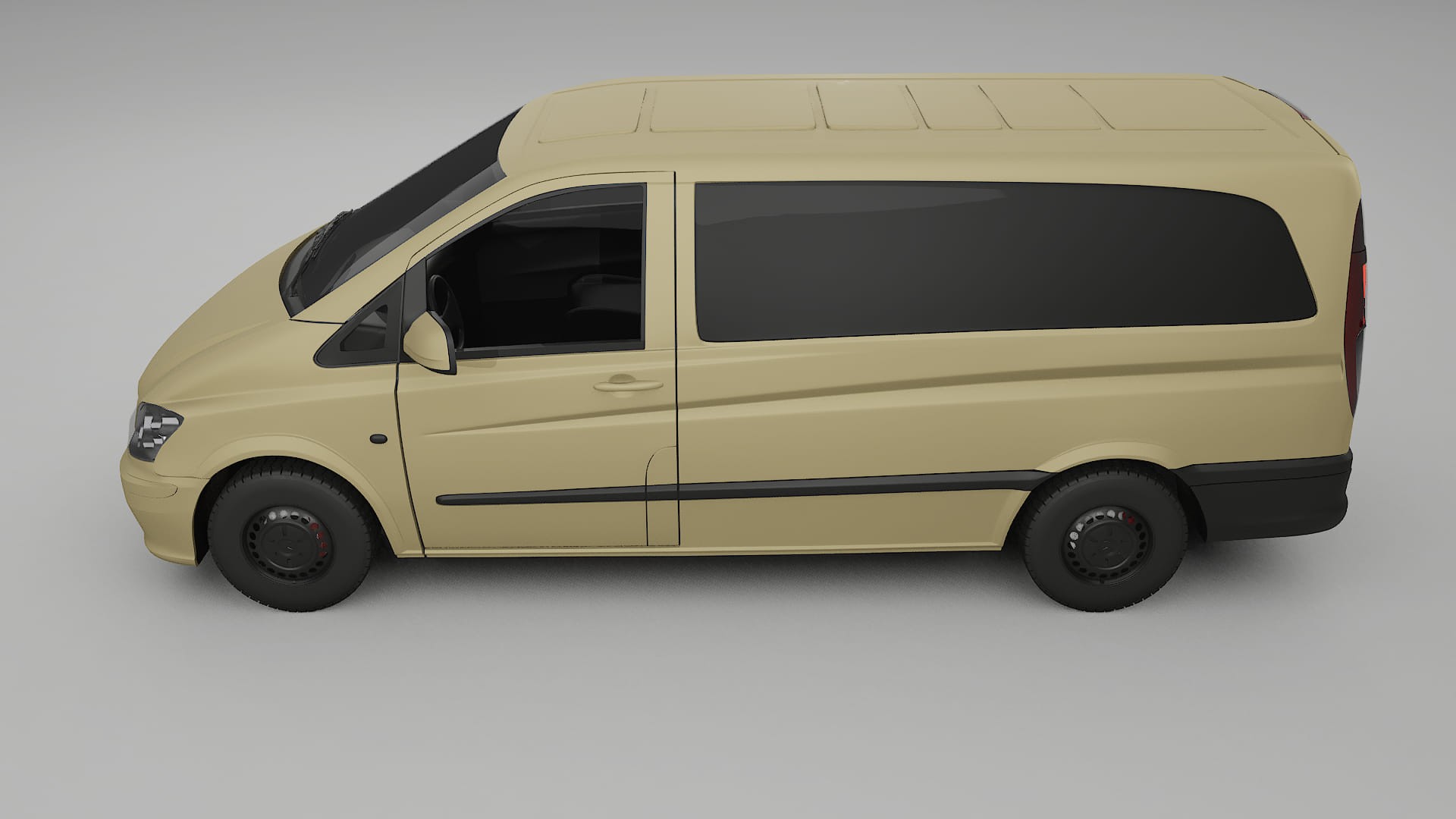 Mercedes Vito Short W639 facelift LCI TPU Lakbeschermingsfolie | SAND Kleurveranderende PPF – Volledig Voorgesneden Kit