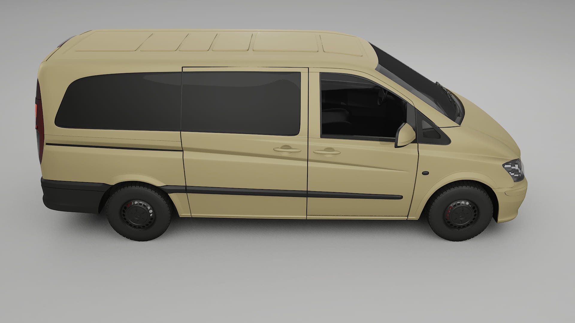 Mercedes Vito Short W639 facelift LCI TPU Lakbeschermingsfolie | SAND Kleurveranderende PPF – Volledig Voorgesneden Kit