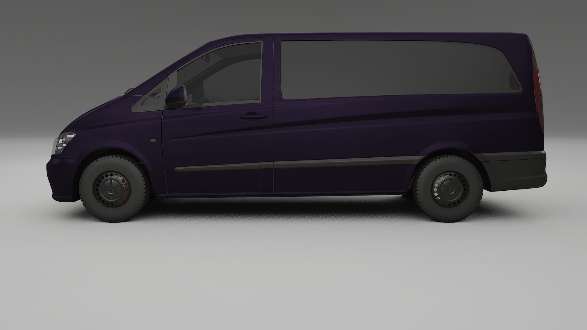 Mercedes Vito Short W639 facelift LCI TPU Lakbeschermingsfolie | VIOLET Kleurveranderende PPF – Volledig Voorgesneden Kit