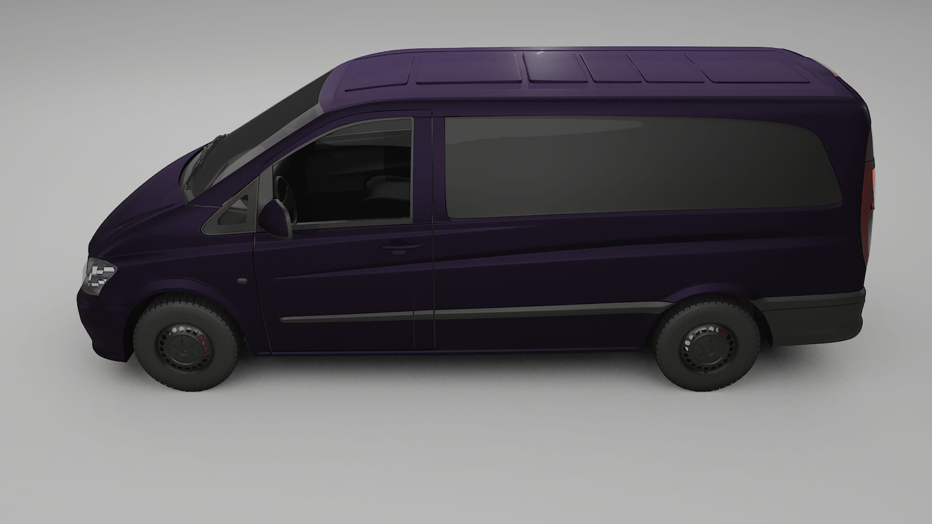 Mercedes Vito Short W639 facelift LCI TPU Lakbeschermingsfolie | VIOLET Kleurveranderende PPF – Volledig Voorgesneden Kit