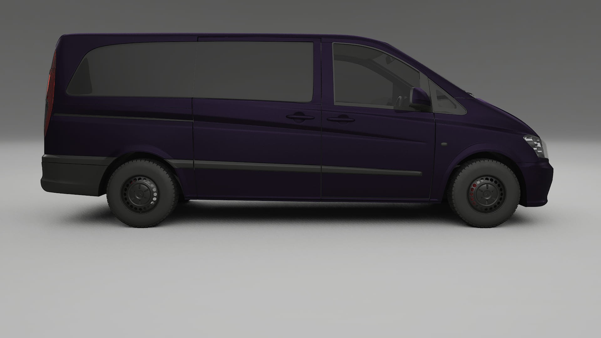 Mercedes Vito Short W639 facelift LCI TPU Lakbeschermingsfolie | VIOLET Kleurveranderende PPF – Volledig Voorgesneden Kit