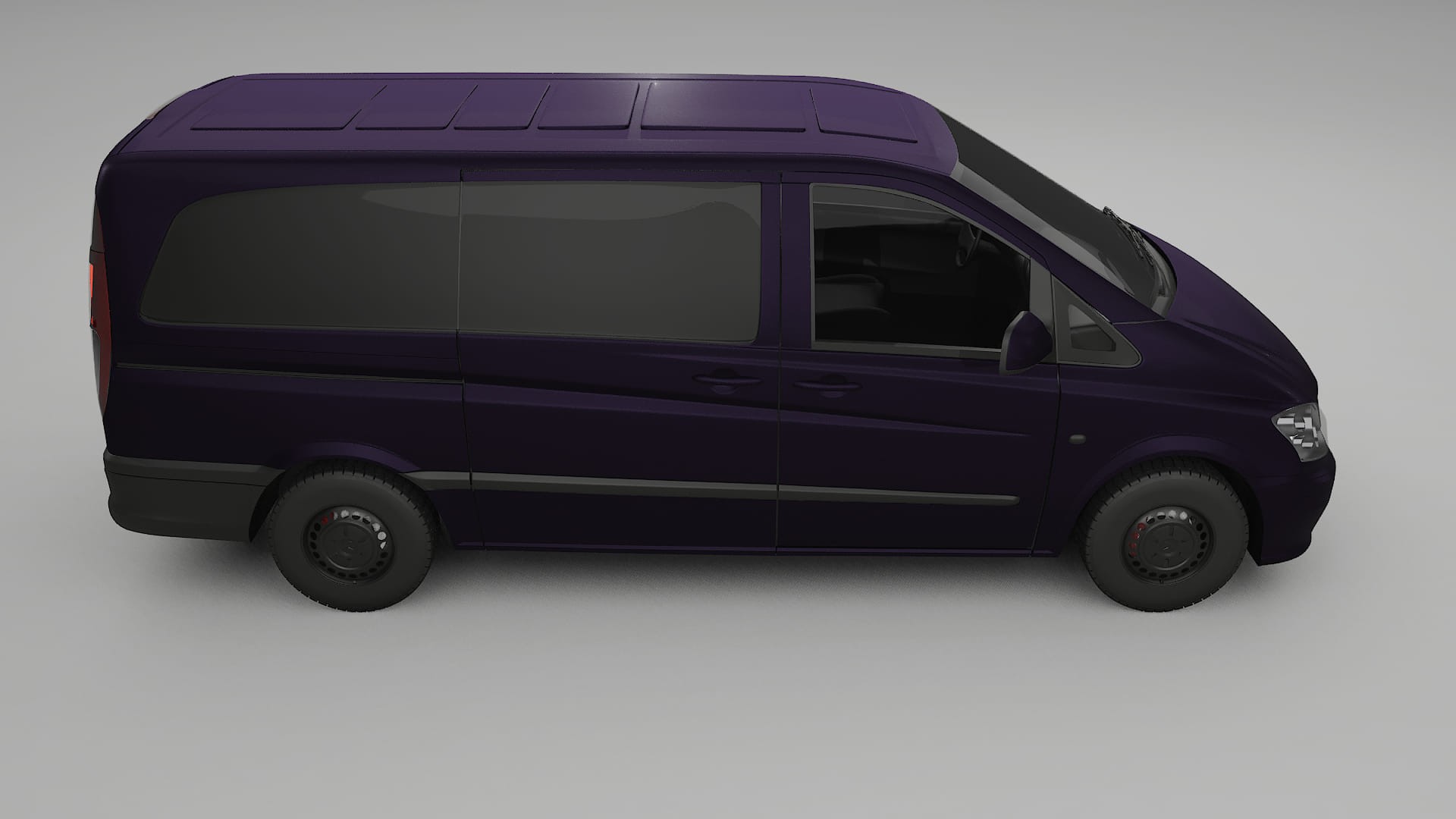 Mercedes Vito Short W639 facelift LCI TPU Lakbeschermingsfolie | VIOLET Kleurveranderende PPF – Volledig Voorgesneden Kit
