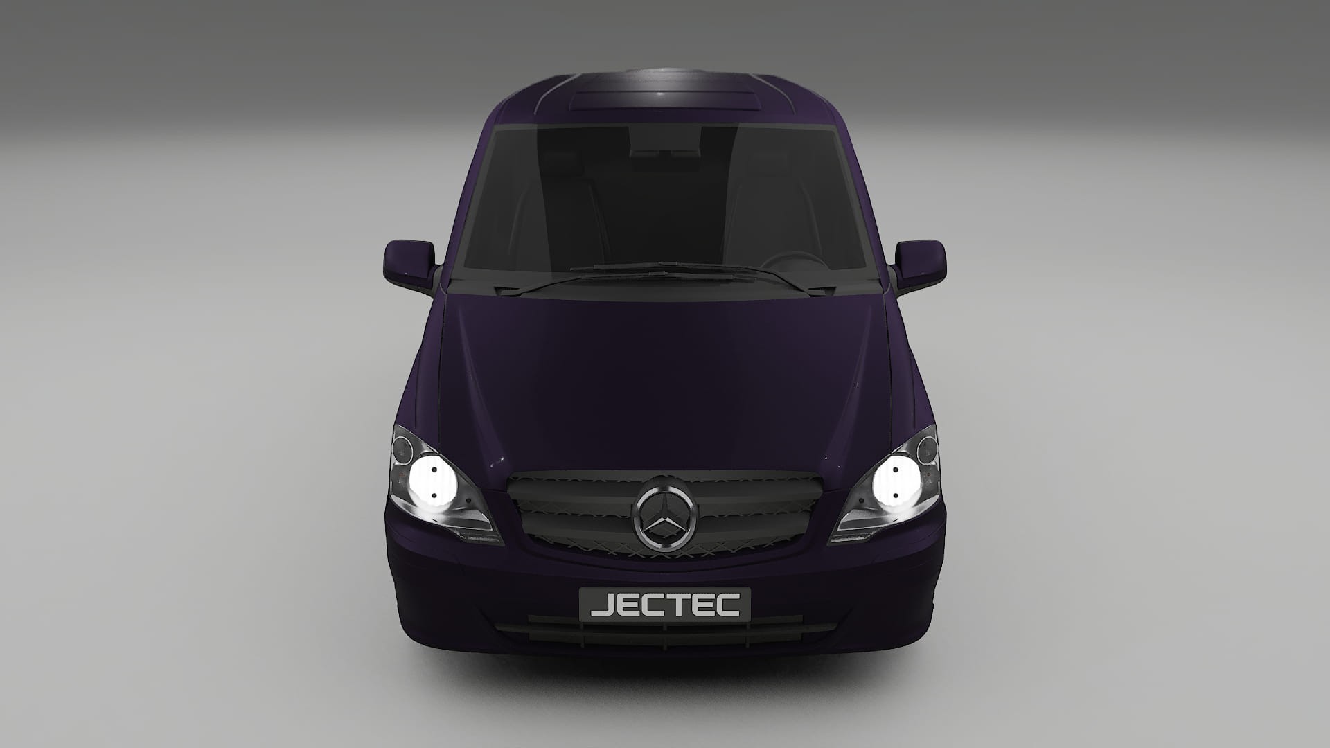Mercedes Vito Short W639 facelift LCI TPU Lakbeschermingsfolie | VIOLET Kleurveranderende PPF – Volledig Voorgesneden Kit