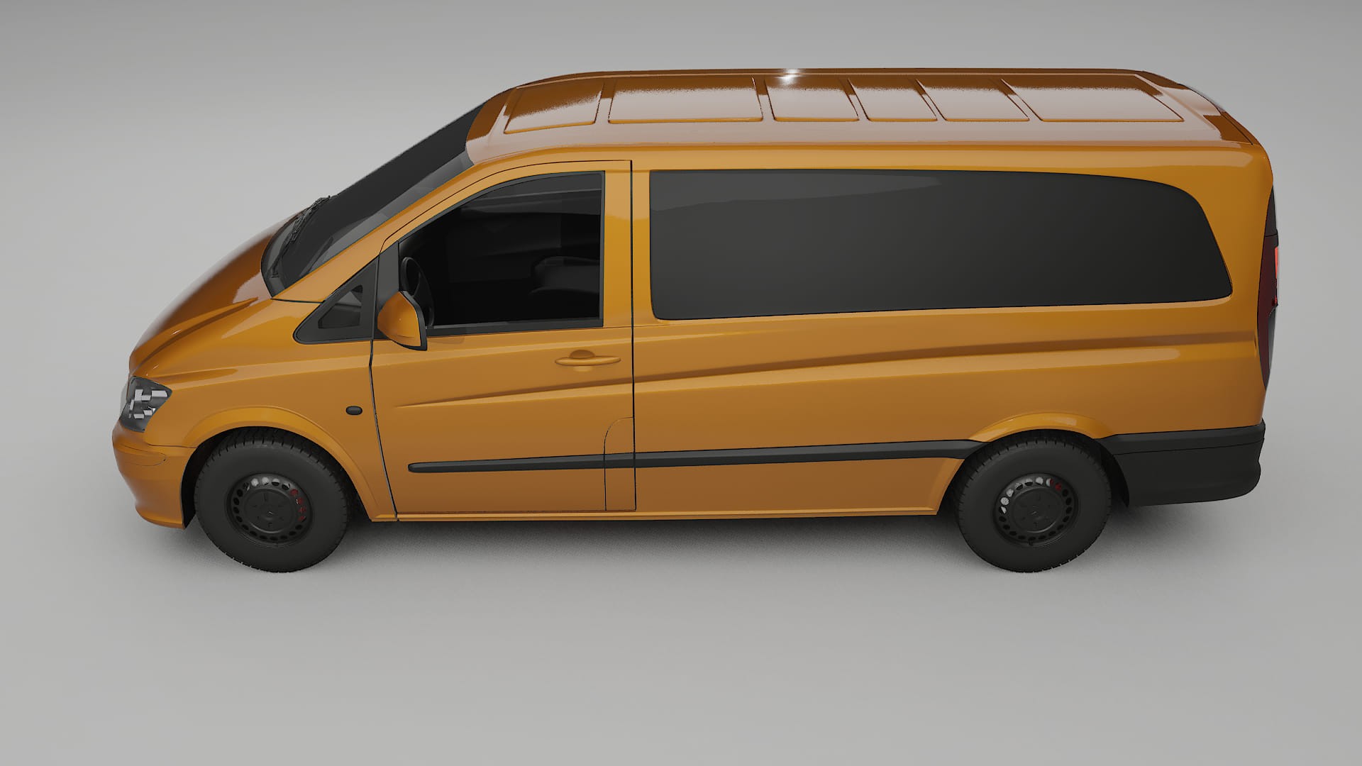 Mercedes Vito Short W639 facelift LCI TPU Lakbeschermingsfolie | DAISY Kleurveranderende PPF – Volledig Voorgesneden Kit