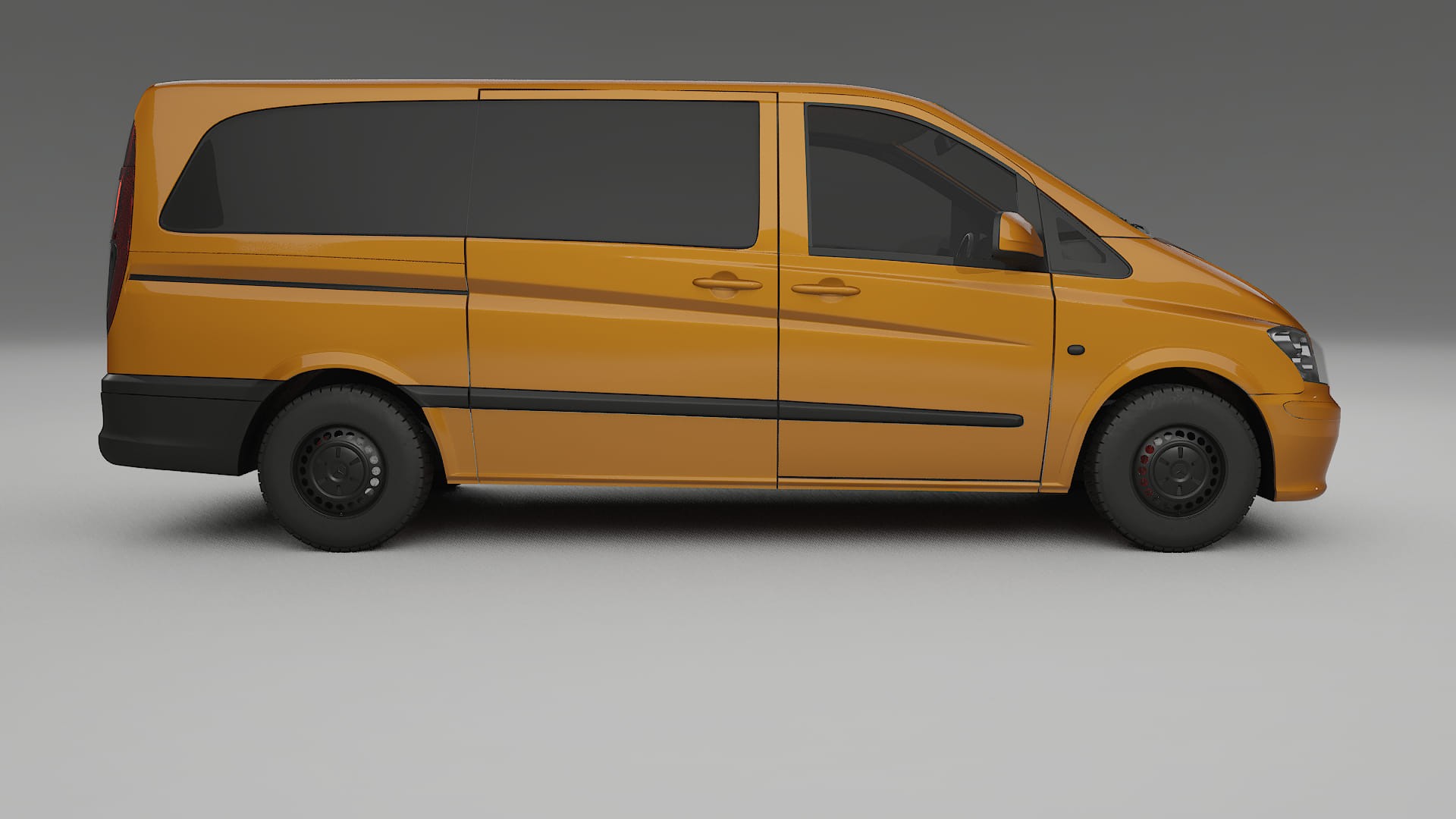 Mercedes Vito Short W639 facelift LCI TPU Lakbeschermingsfolie | DAISY Kleurveranderende PPF – Volledig Voorgesneden Kit