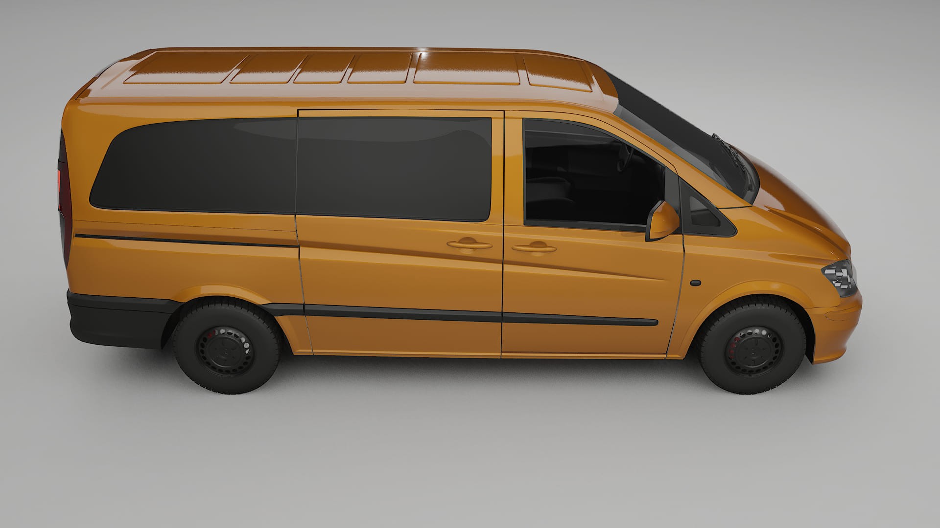 Mercedes Vito Short W639 facelift LCI TPU Lakbeschermingsfolie | DAISY Kleurveranderende PPF – Volledig Voorgesneden Kit