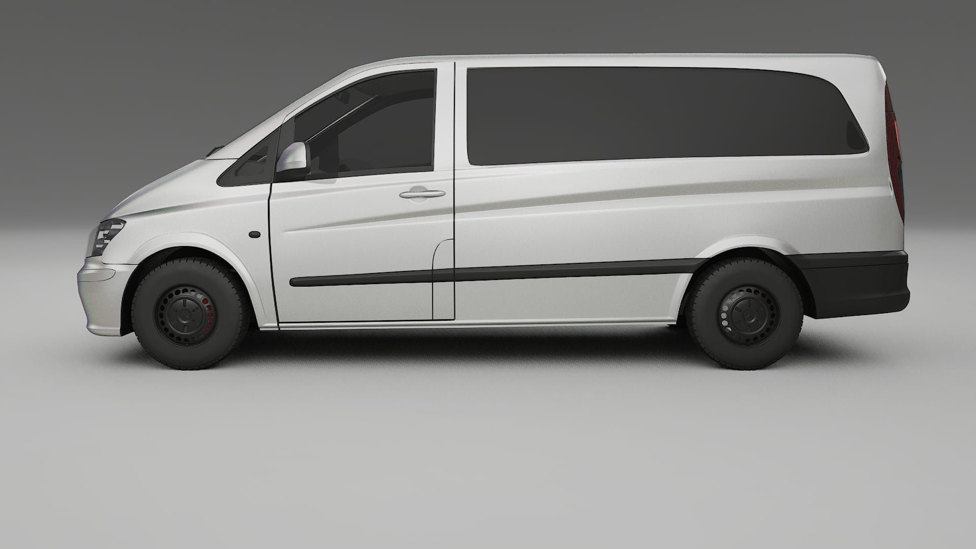 Mercedes Vito Short W639 facelift LCI TPU Lakbeschermingsfolie | NEBULA Kleurveranderende PPF – Volledig Voorgesneden Kit