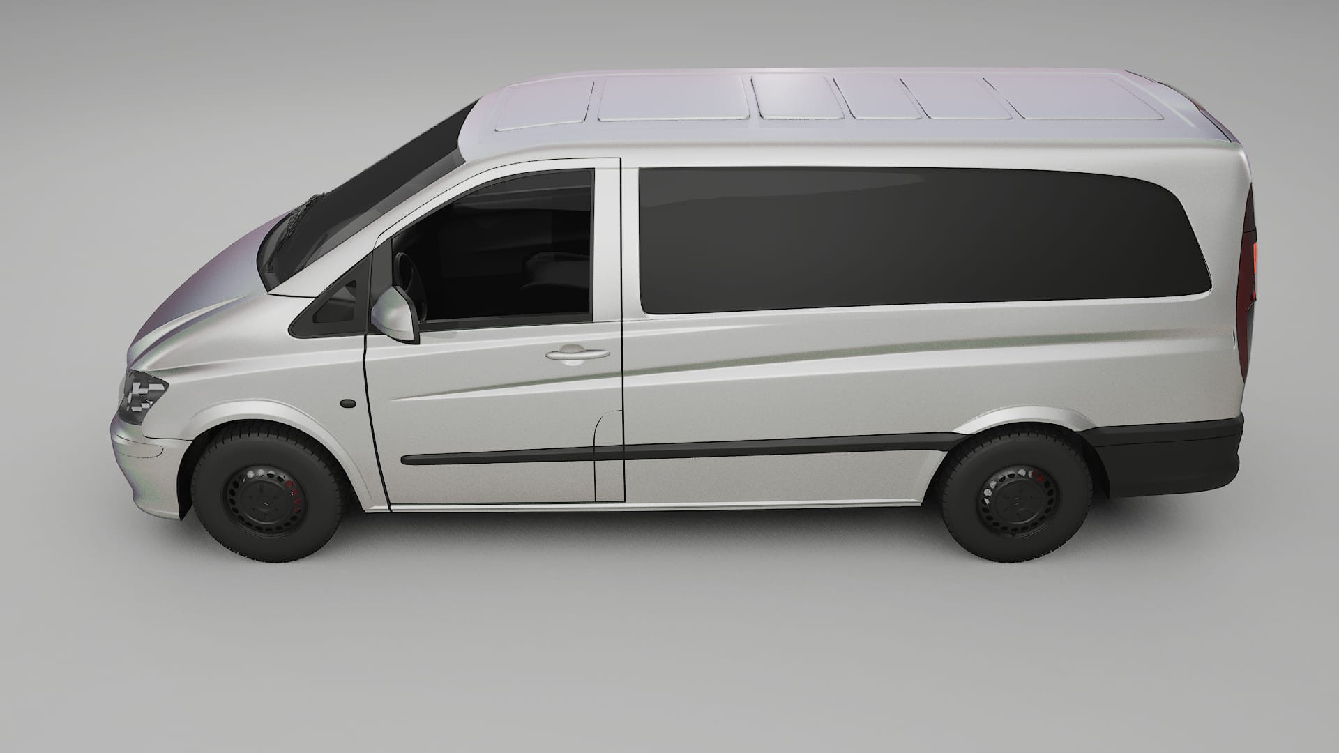 Mercedes Vito Short W639 facelift LCI TPU Lakbeschermingsfolie | NEBULA Kleurveranderende PPF – Volledig Voorgesneden Kit