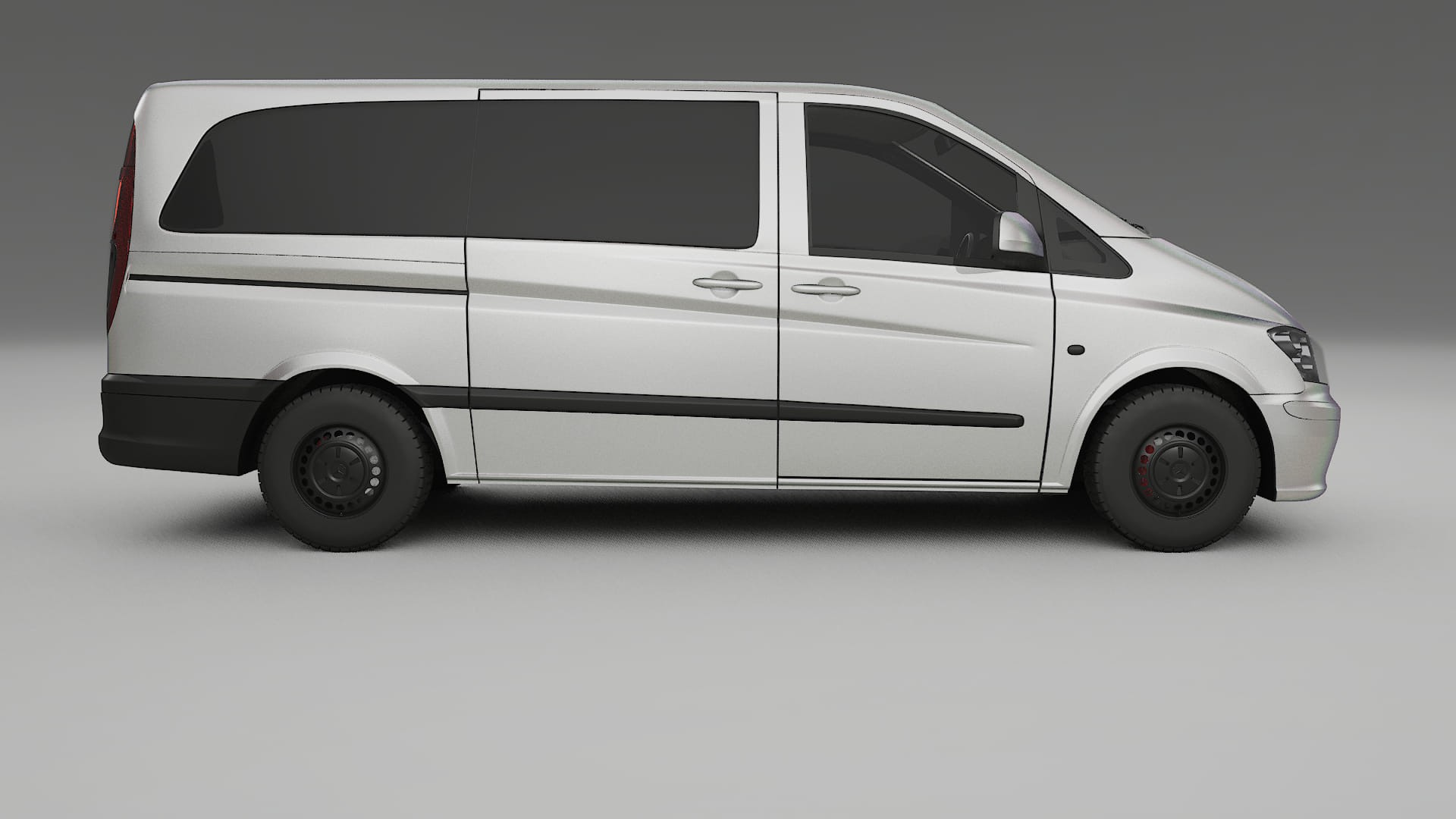 Mercedes Vito Short W639 facelift LCI TPU Lakbeschermingsfolie | NEBULA Kleurveranderende PPF – Volledig Voorgesneden Kit
