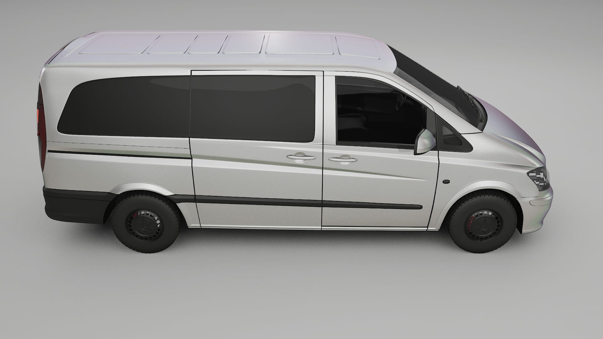 Mercedes Vito Short W639 facelift LCI TPU Lakbeschermingsfolie | NEBULA Kleurveranderende PPF – Volledig Voorgesneden Kit