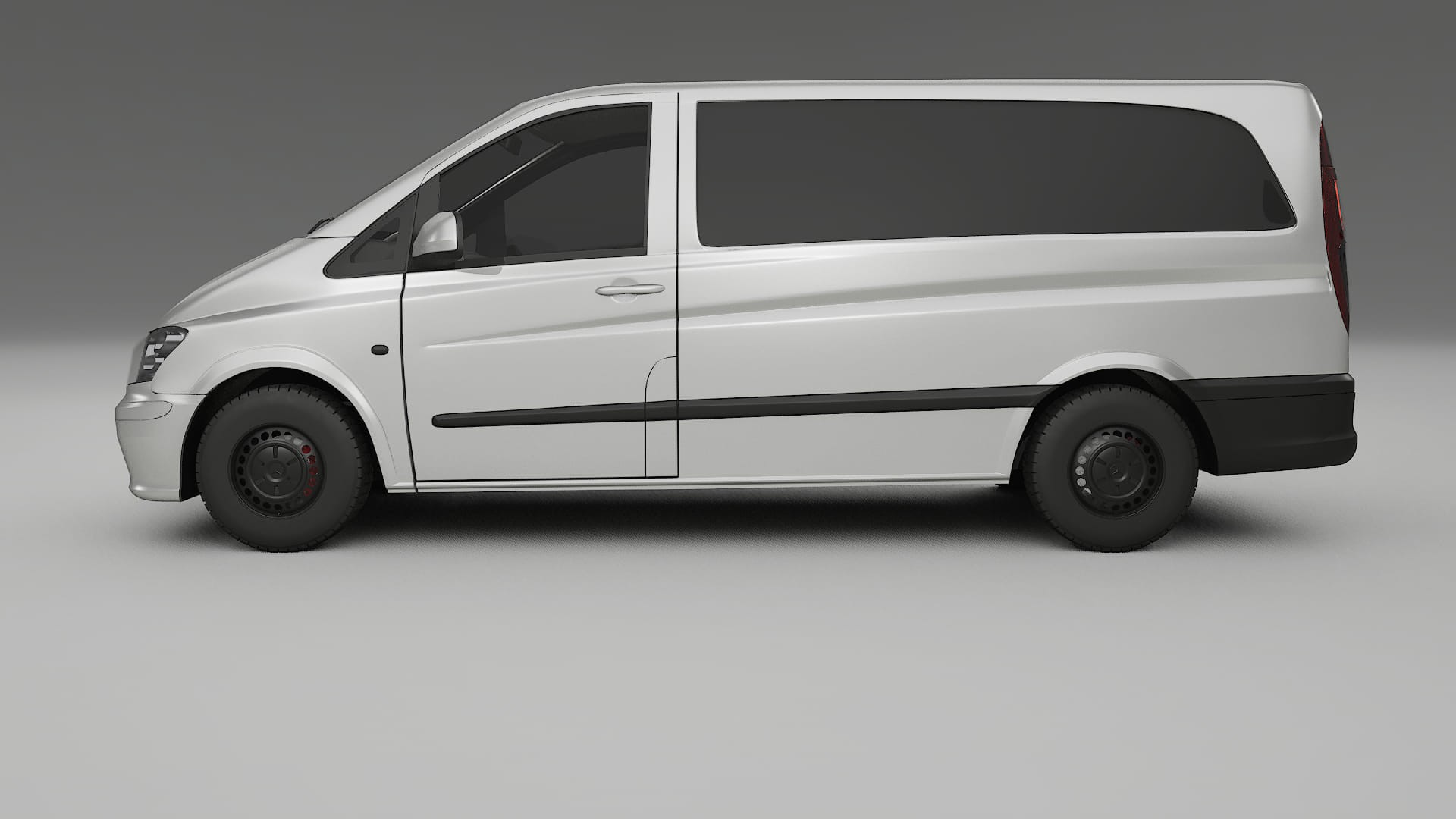 Mercedes Vito Short W639 facelift LCI TPU Lakbeschermingsfolie | OPAL Kleurveranderende PPF – Volledig Voorgesneden Kit