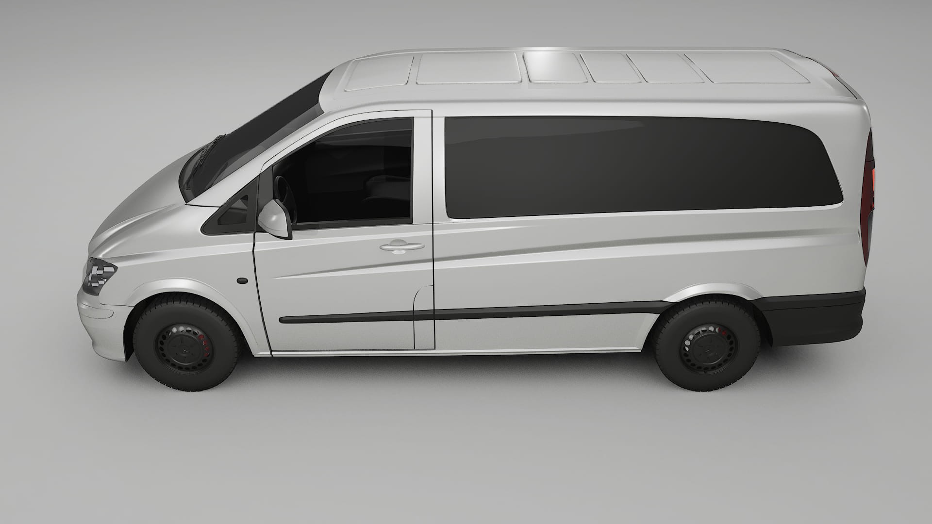 Mercedes Vito Short W639 facelift LCI TPU Lakbeschermingsfolie | OPAL Kleurveranderende PPF – Volledig Voorgesneden Kit