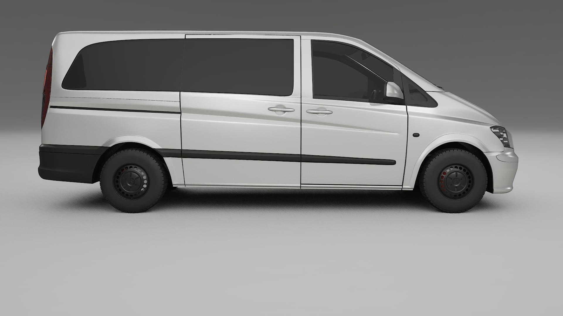 Mercedes Vito Short W639 facelift LCI TPU Lakbeschermingsfolie | OPAL Kleurveranderende PPF – Volledig Voorgesneden Kit