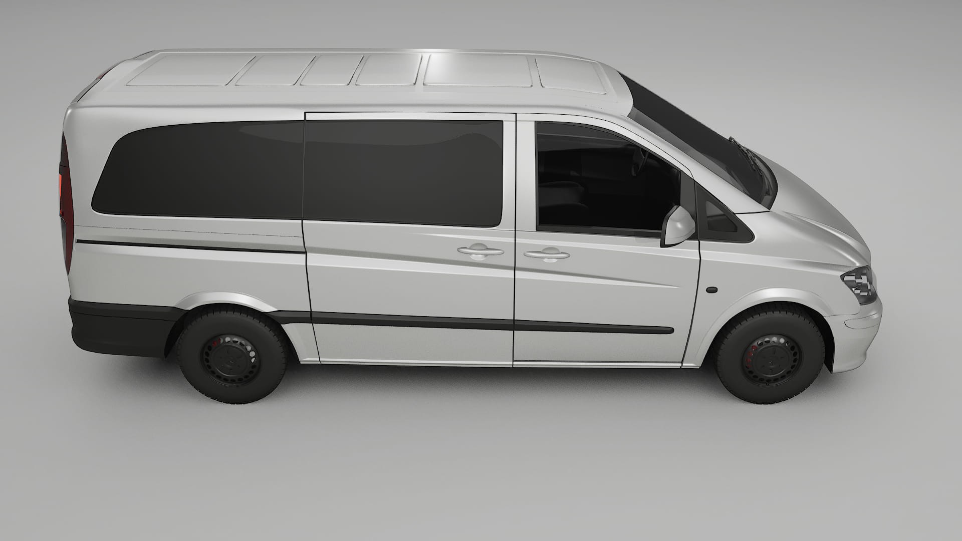 Mercedes Vito Short W639 facelift LCI TPU Lakbeschermingsfolie | OPAL Kleurveranderende PPF – Volledig Voorgesneden Kit