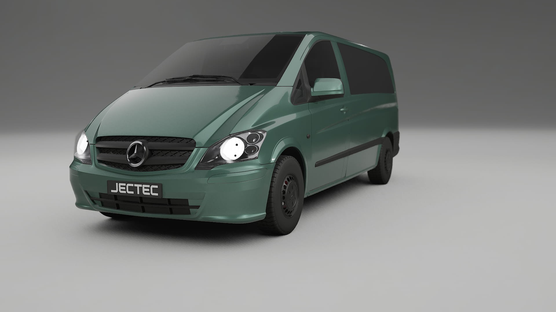 Mercedes Vito Short W639 facelift LCI TPU Lakbeschermingsfolie | EVERGREEN Kleurveranderende PPF – Volledig Voorgesneden Kit