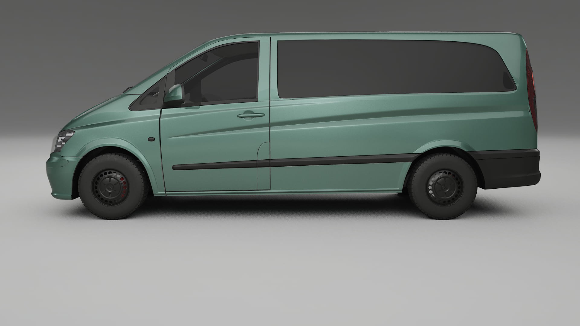 Mercedes Vito Short W639 facelift LCI TPU Lakbeschermingsfolie | EVERGREEN Kleurveranderende PPF – Volledig Voorgesneden Kit